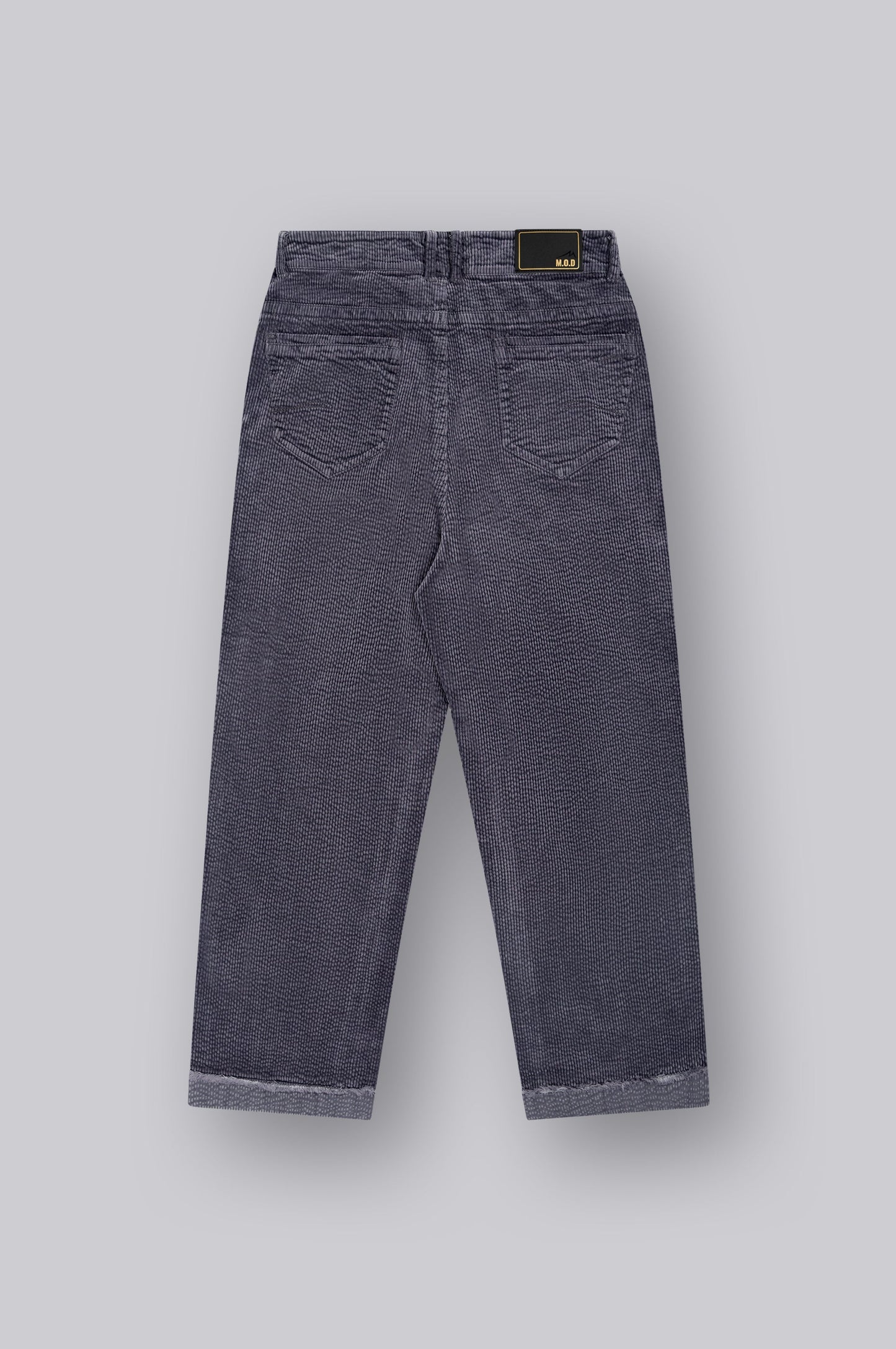 Nairobi Wide Leg | Iron Grey Cord