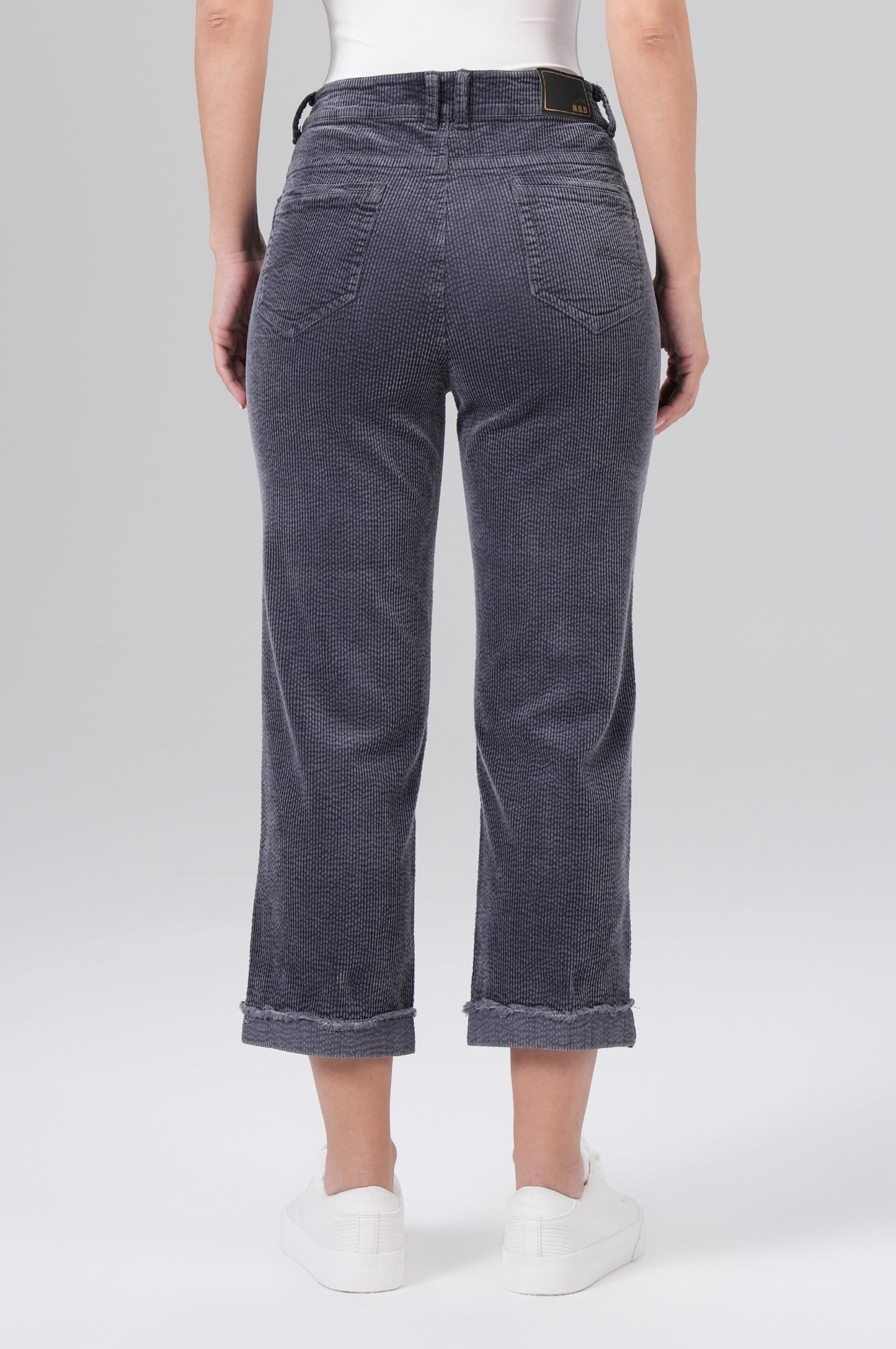 Nairobi Wide Leg | Iron Grey Cord