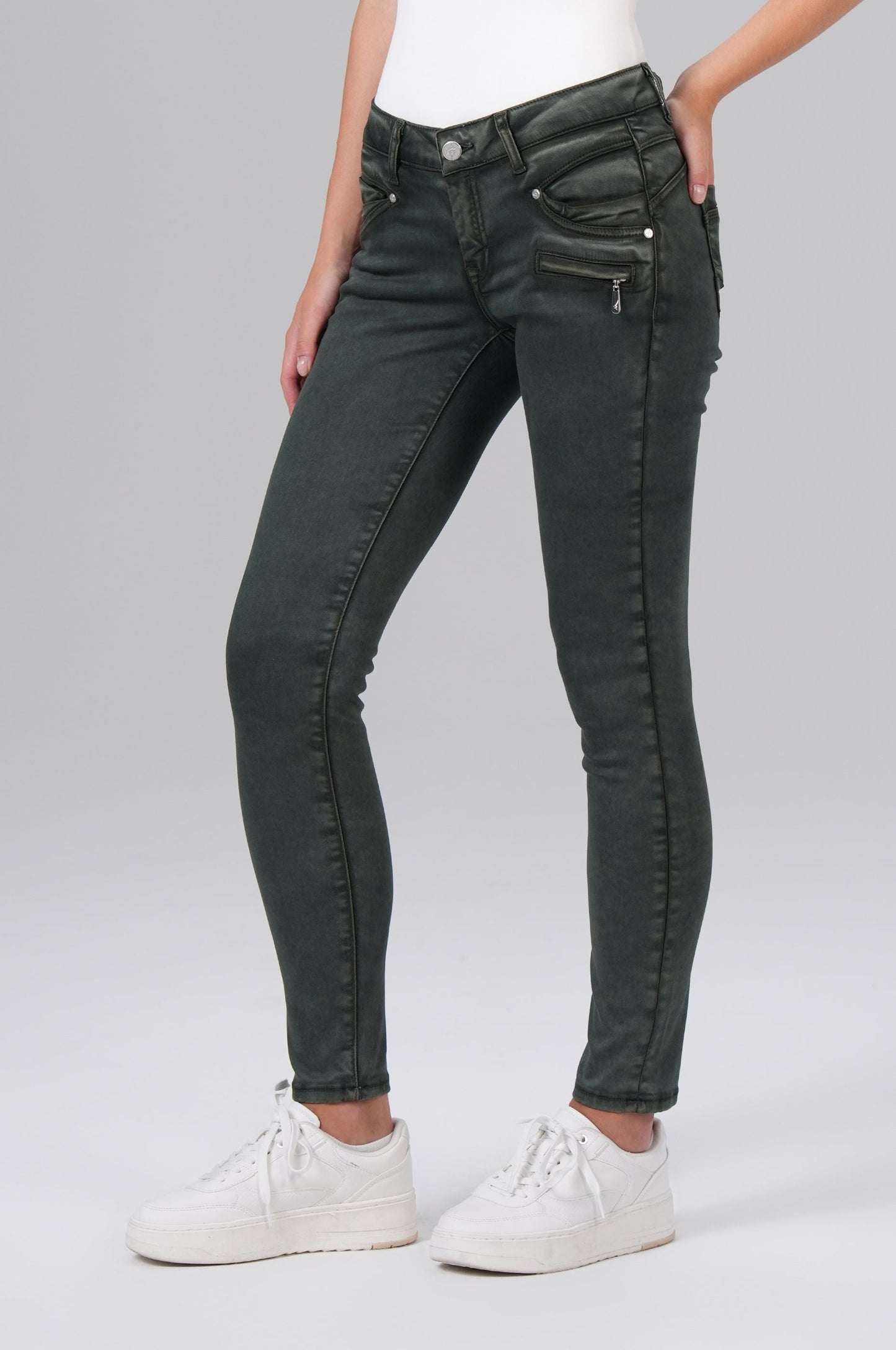 Suzy Skinny Fit | Thyme Green