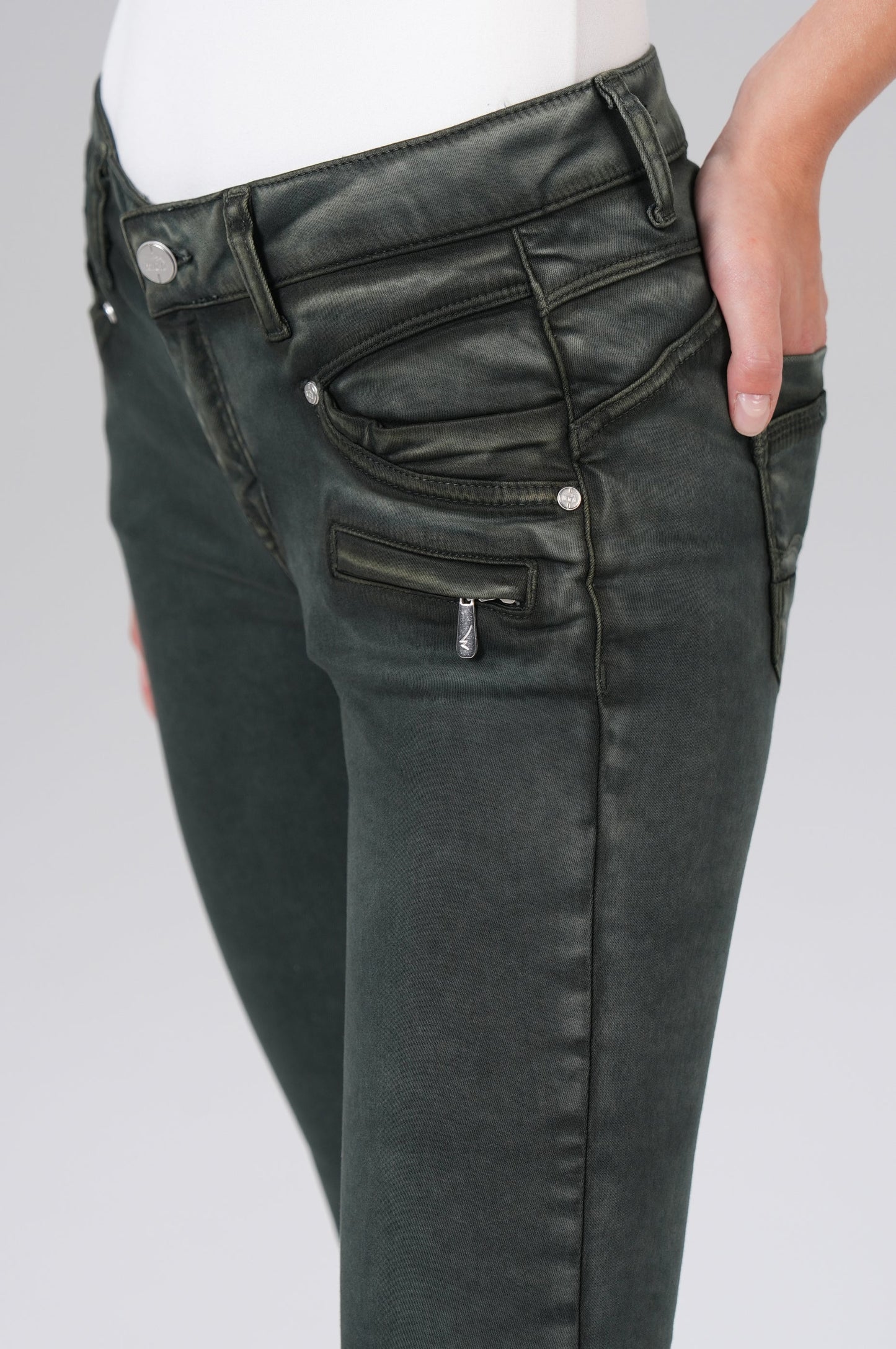 Suzy Skinny Fit | Thyme Green