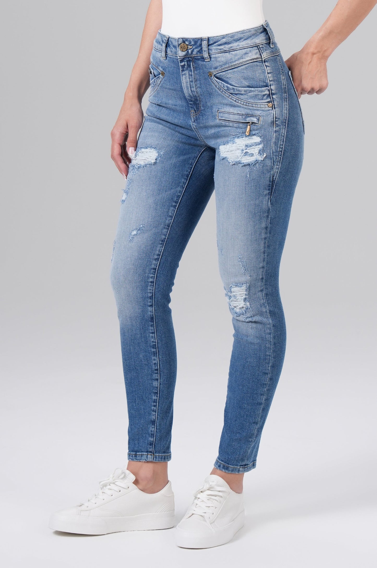 Suzy Skinny Fit | Cross Blue