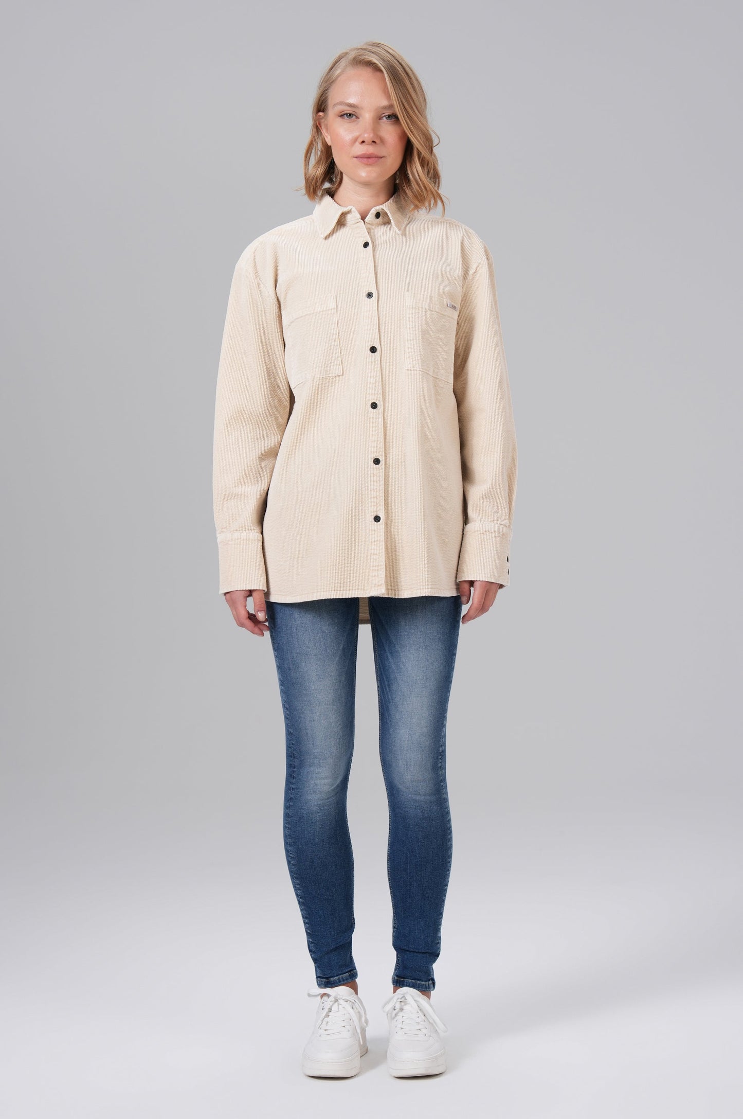 Women Blouse Cord | Beige