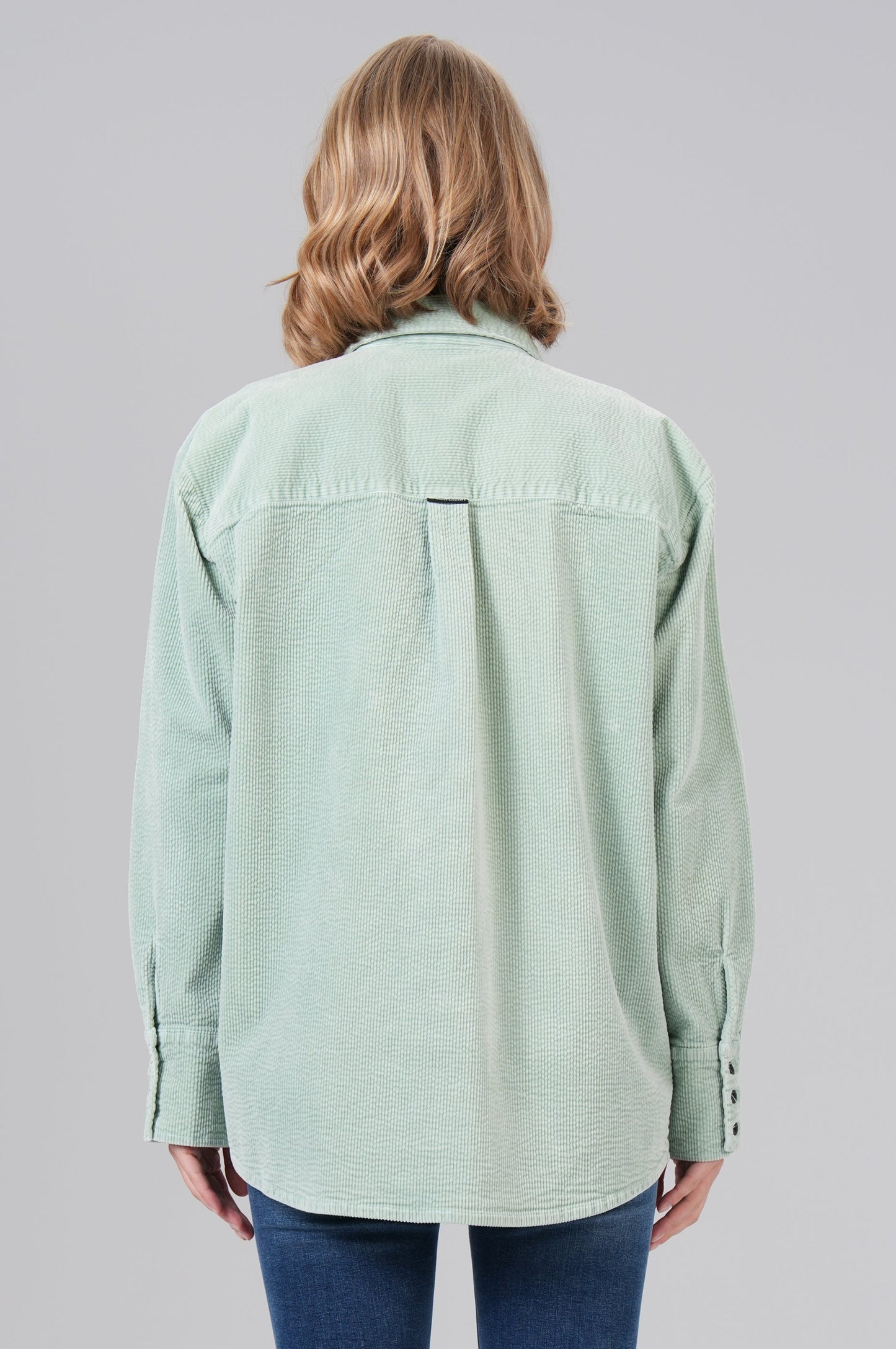 Women Blouse Cord | Thyme Green