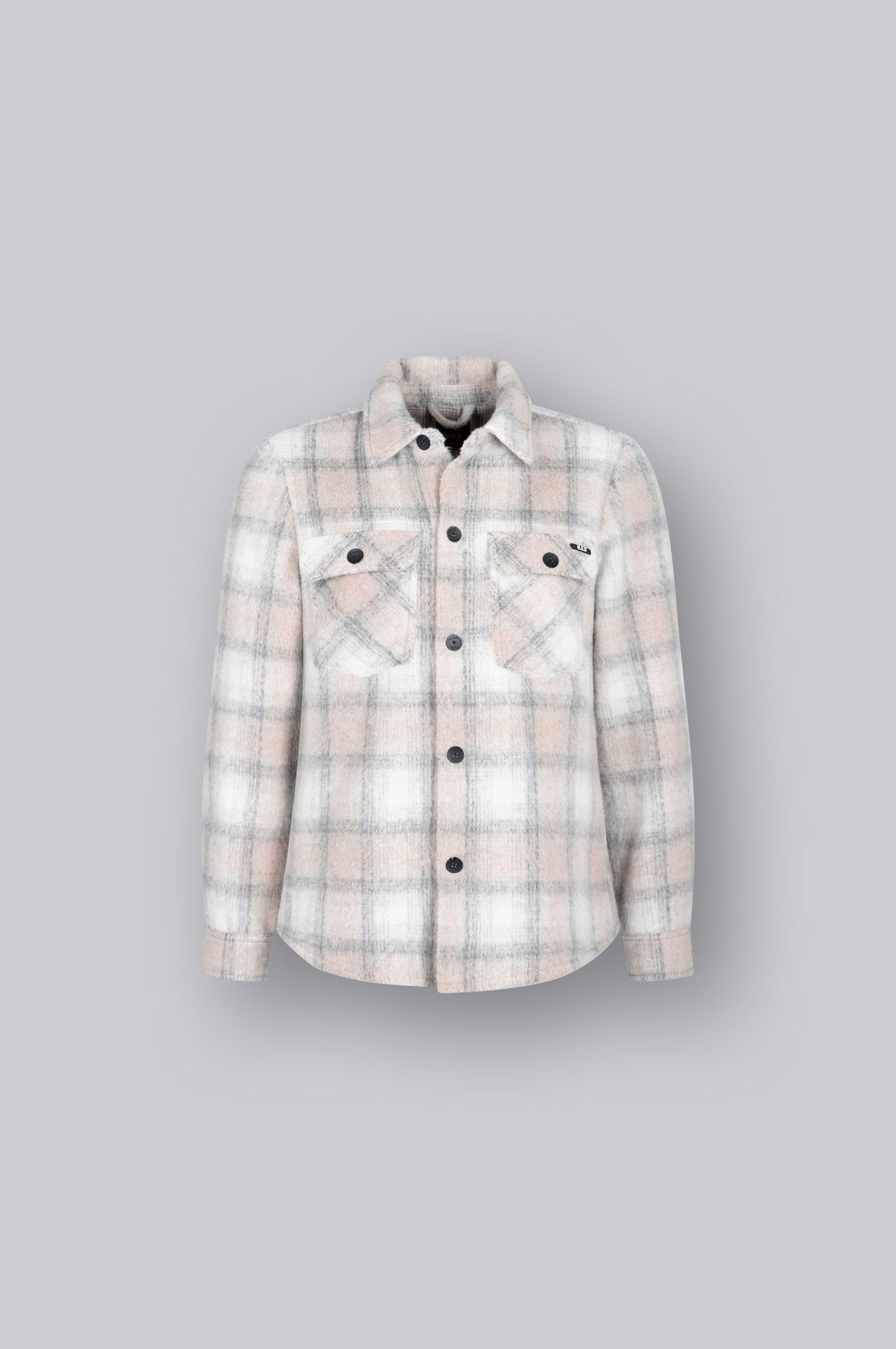 Men Flanell Shirt | Iron Grey Check