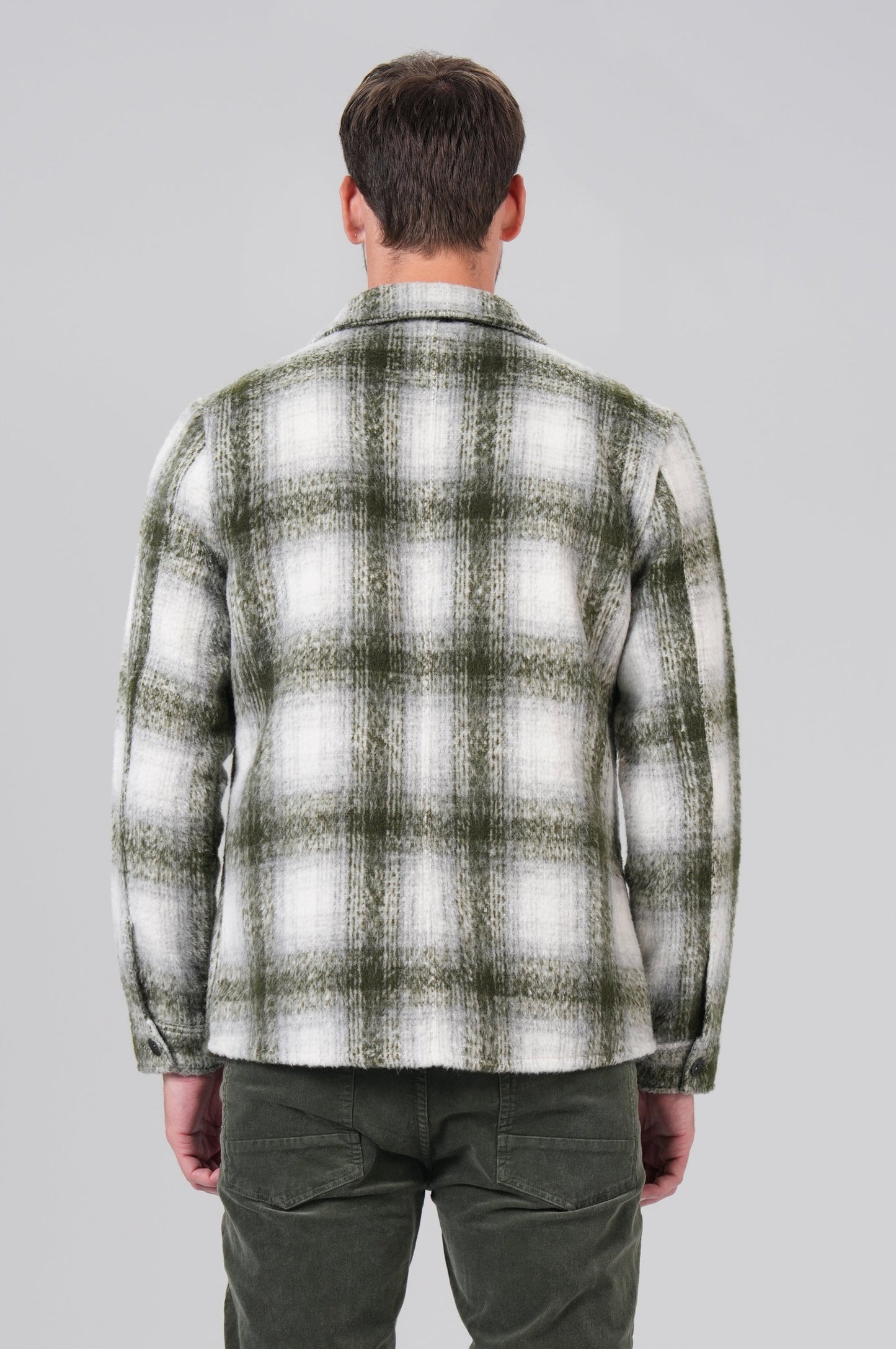 Men Flanell Shirt | Forest Night Check