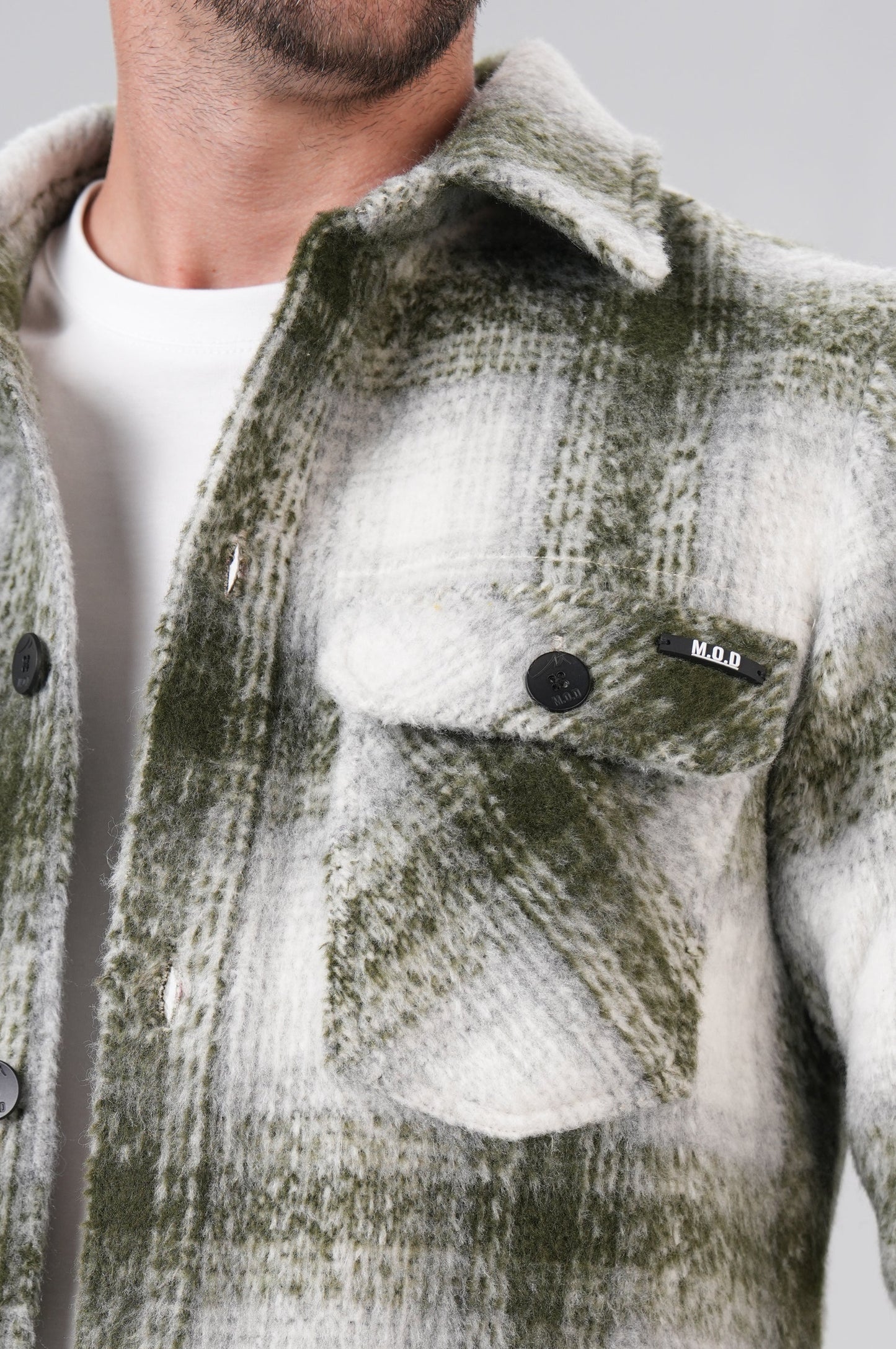 Men Flanell Shirt | Forest Night Check