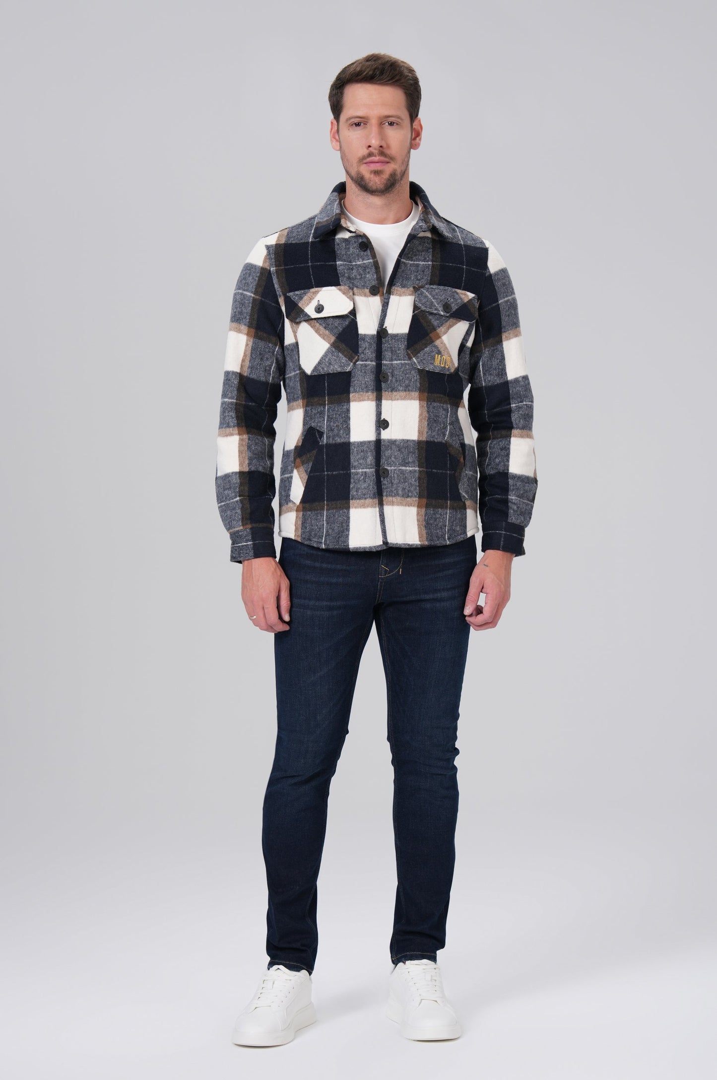 Lined Shirt | Blue Check