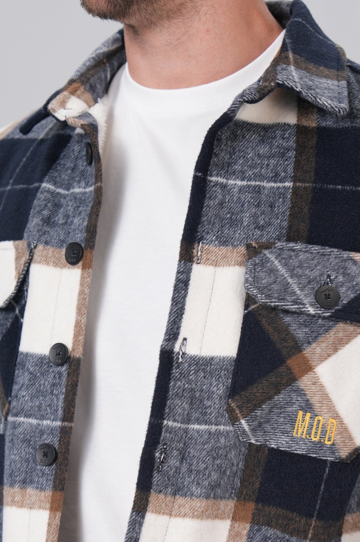 Lined Shirt | Blue Check