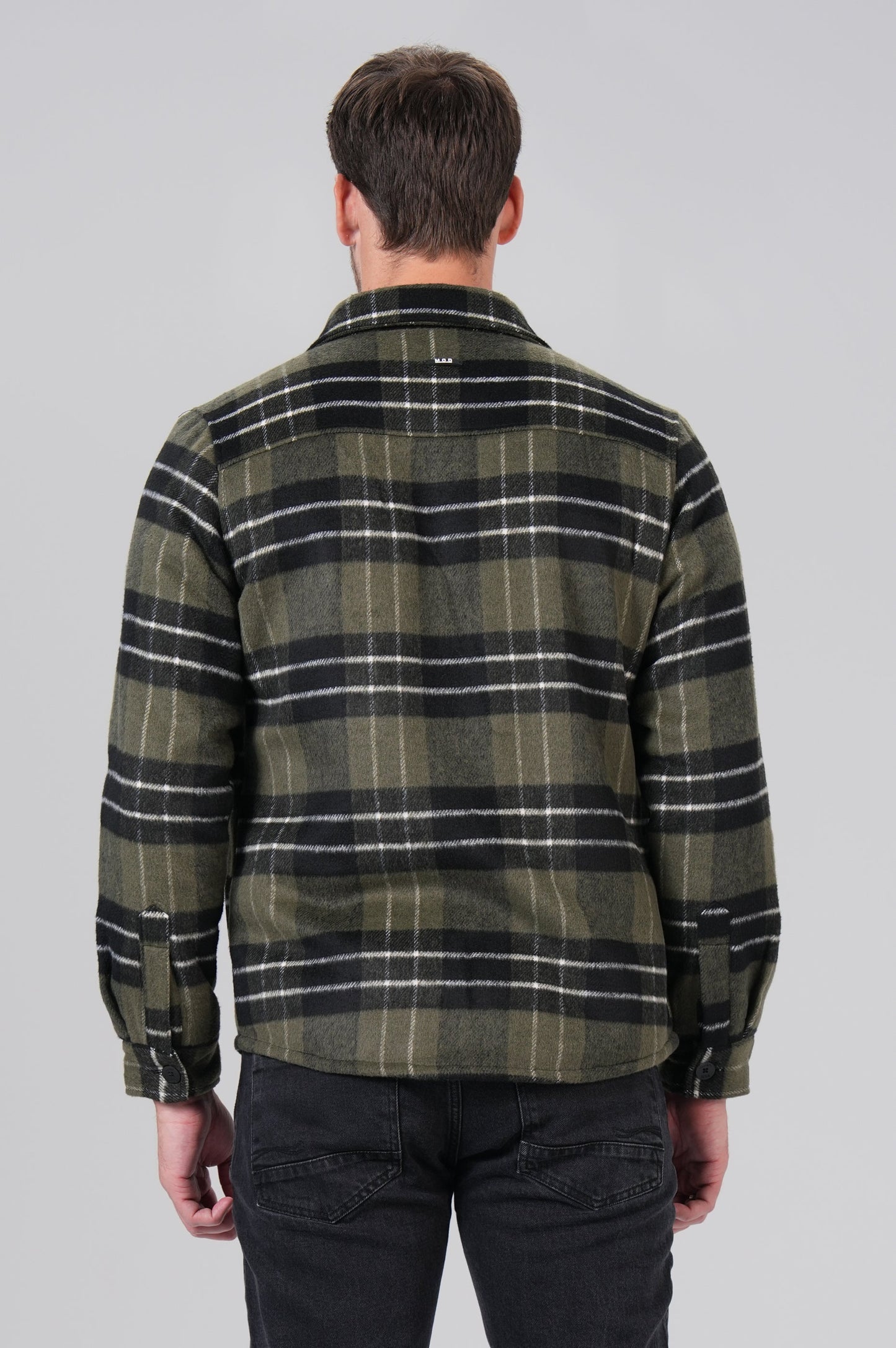 Men Shirt | Forest/Black Check