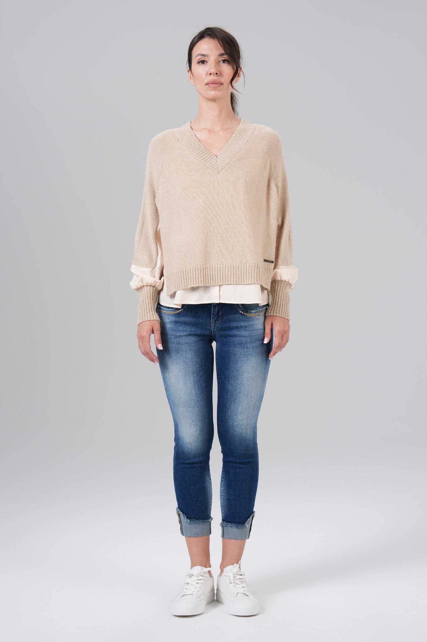 Women Pullover | Beige