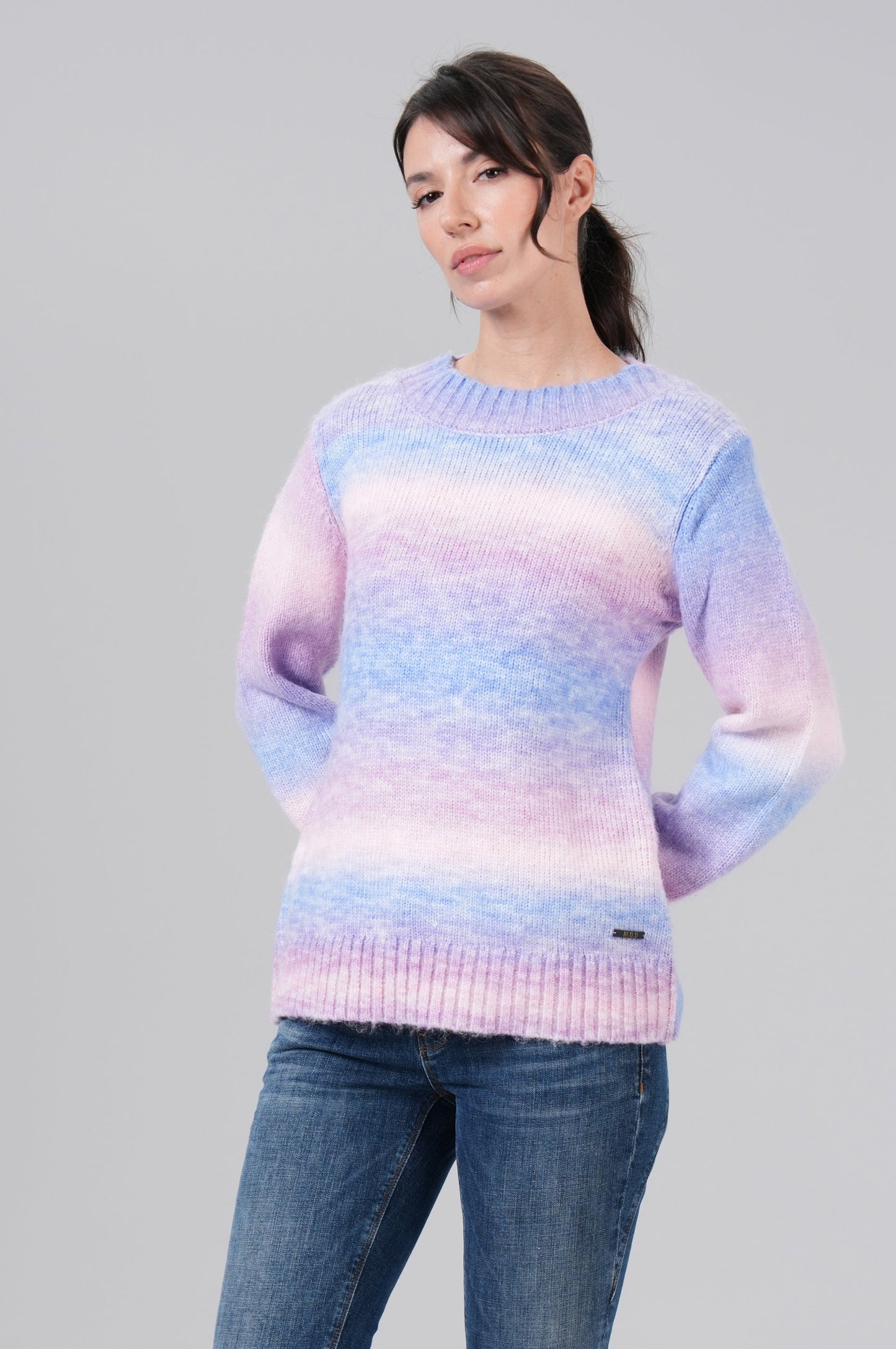 Women Pullover | Purple Block