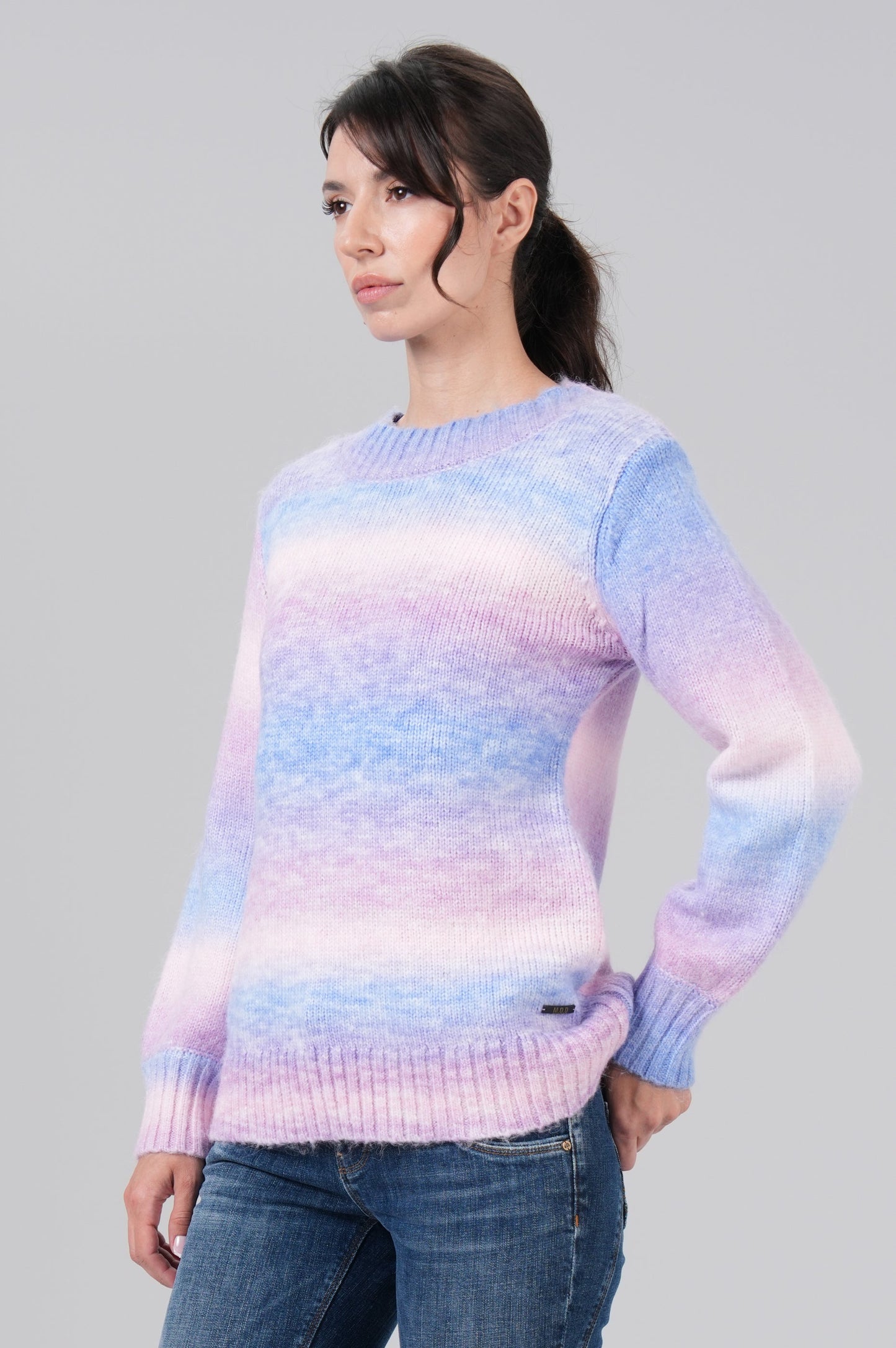 Women Pullover | Purple Block