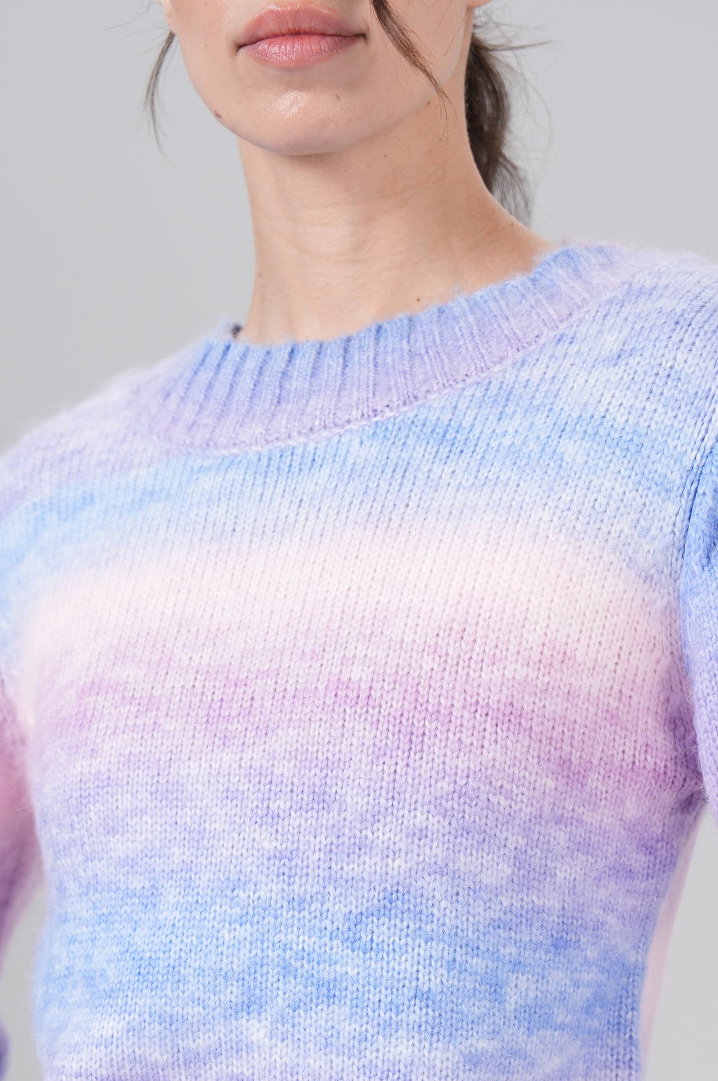 Women Pullover | Purple Block