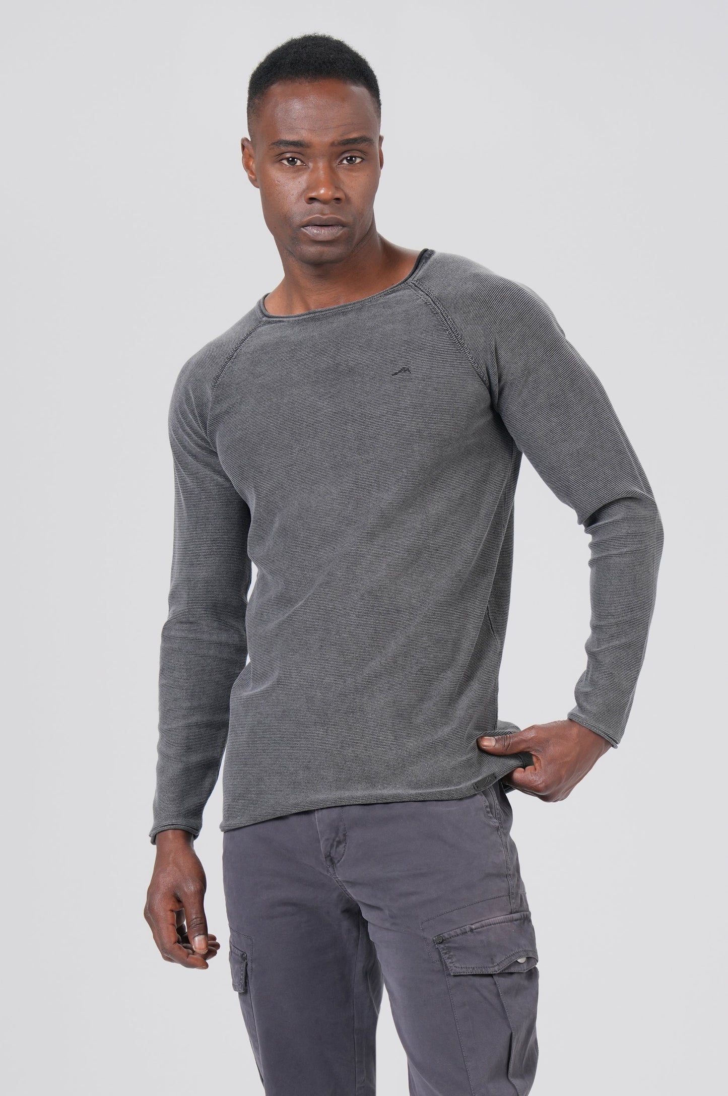 Men Pullover | Iron Grey