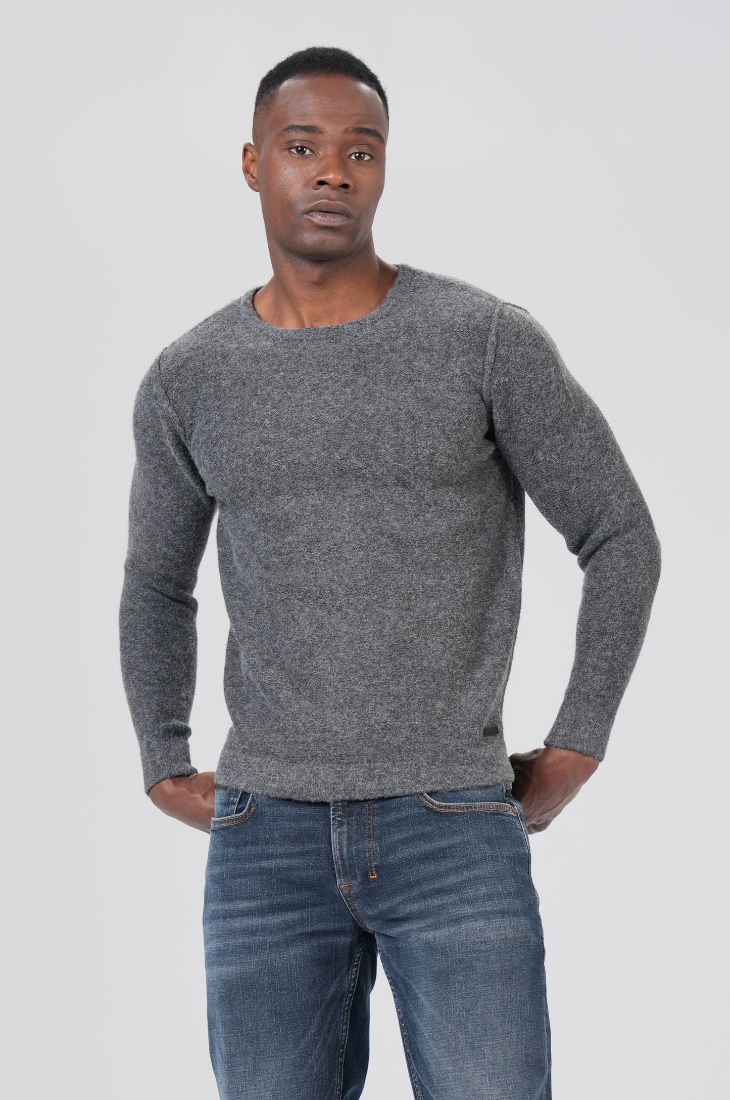 Men Pullover | Iron Grey