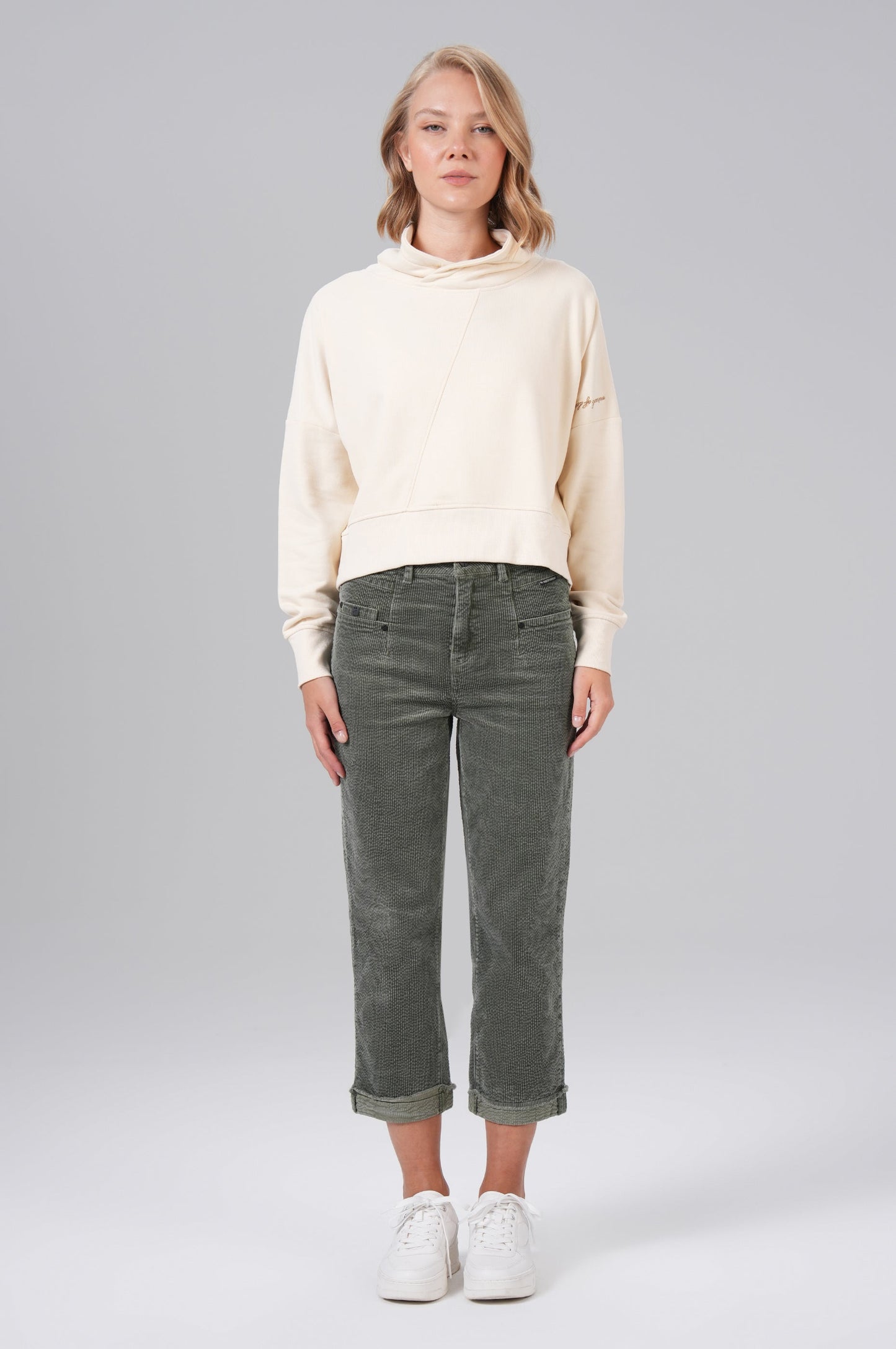 Women Sweatshirt | Chalk