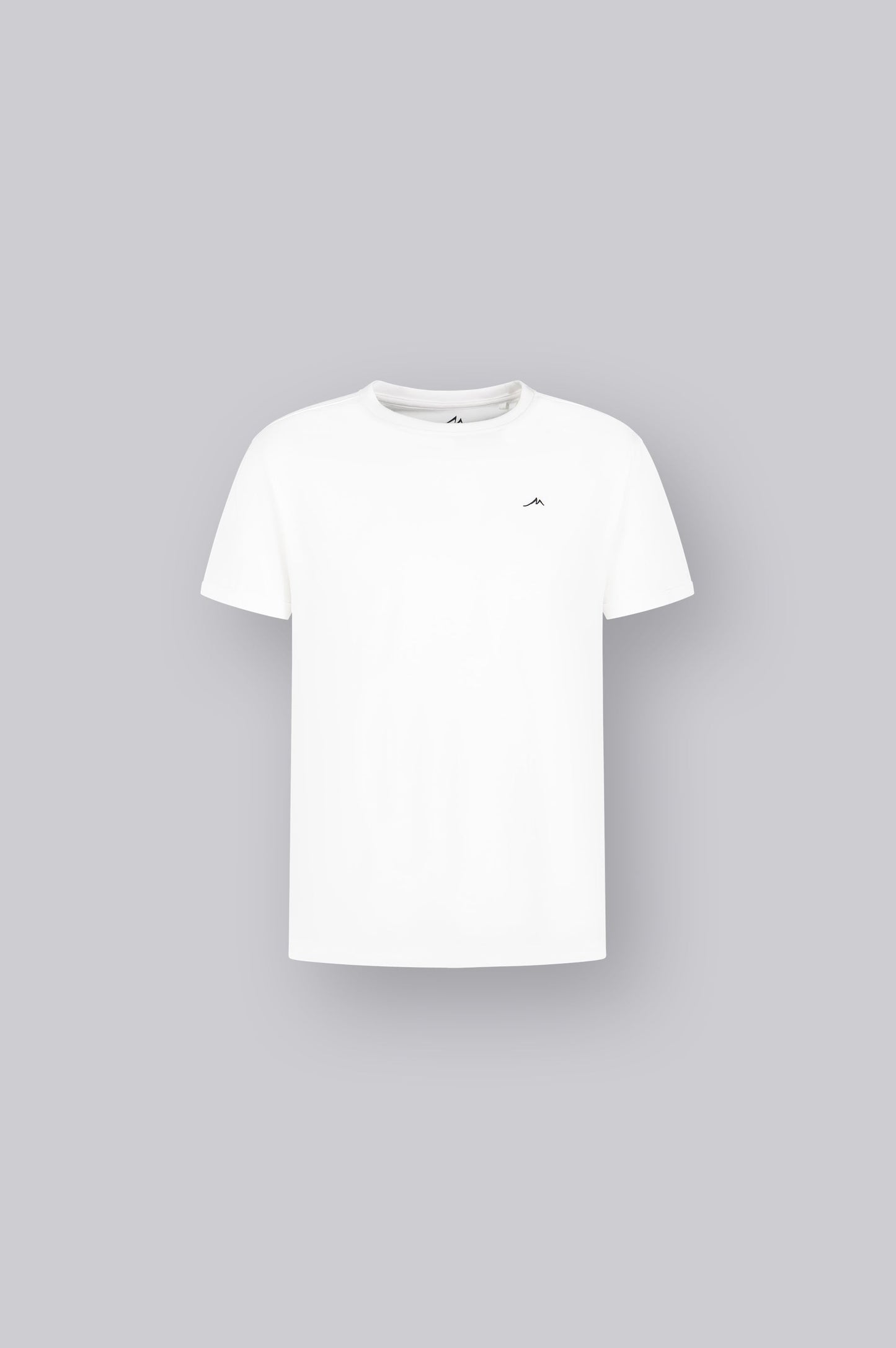 Men Roundneck Basic T-Shirt | White