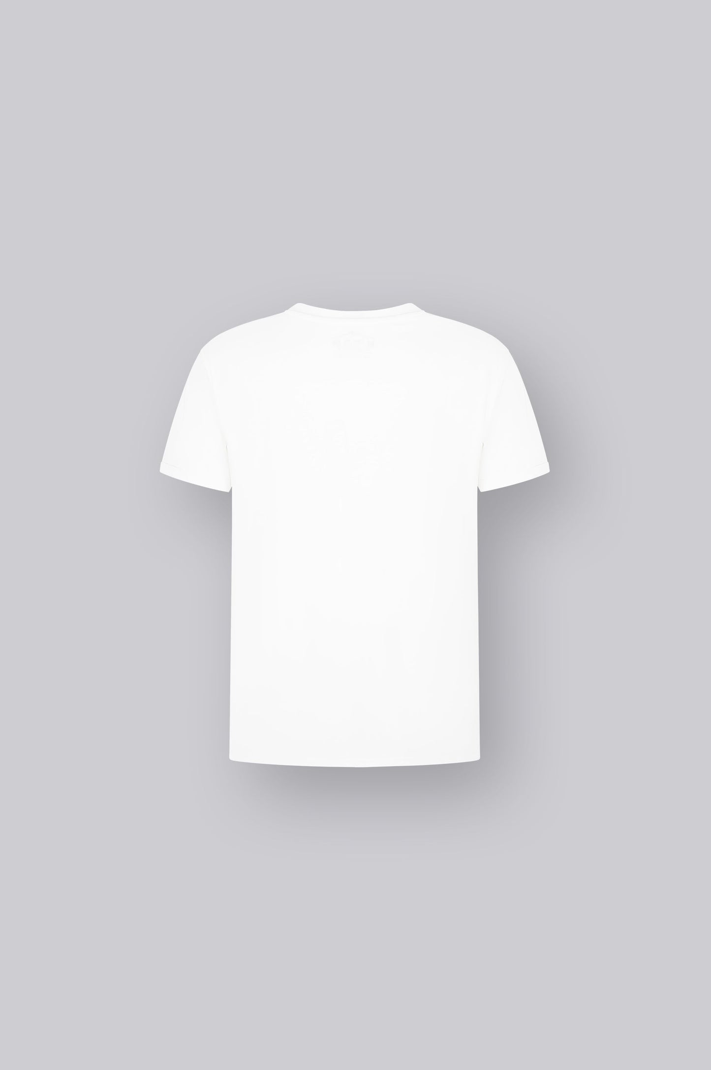 Men Roundneck Basic T-Shirt | White