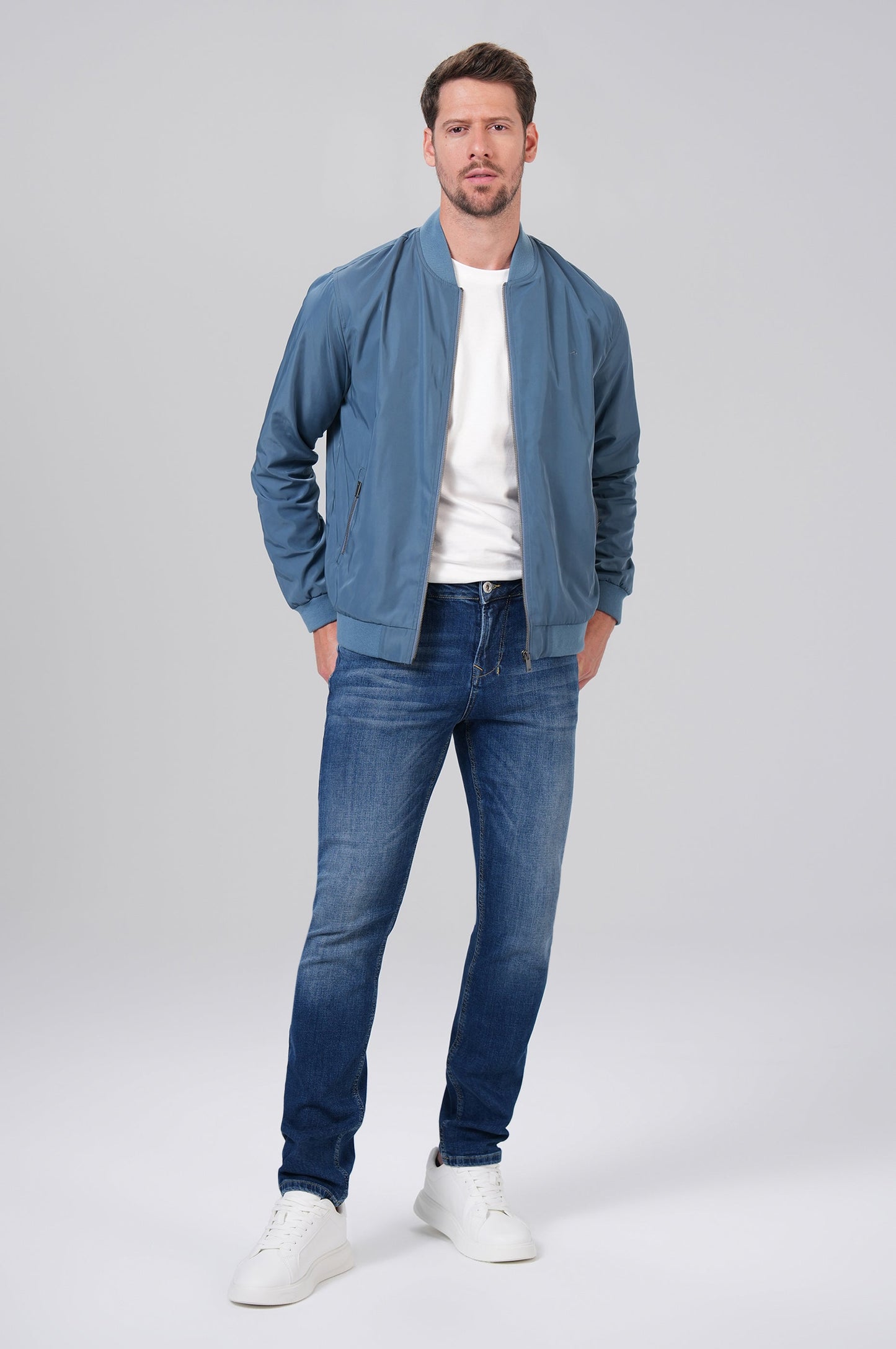 Jaden College Jacket | Blue