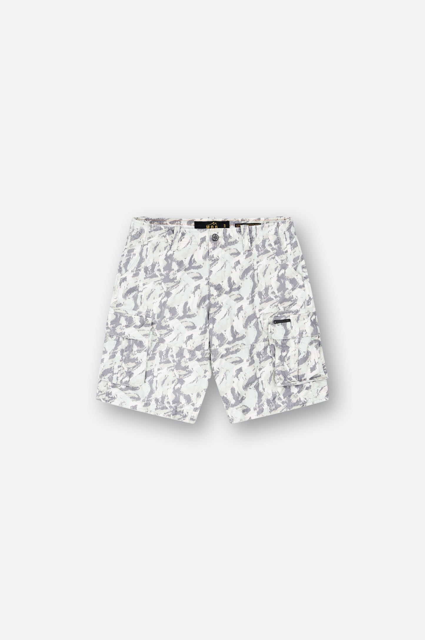 Ezra Cargo Shorts | Caledon Green Allover