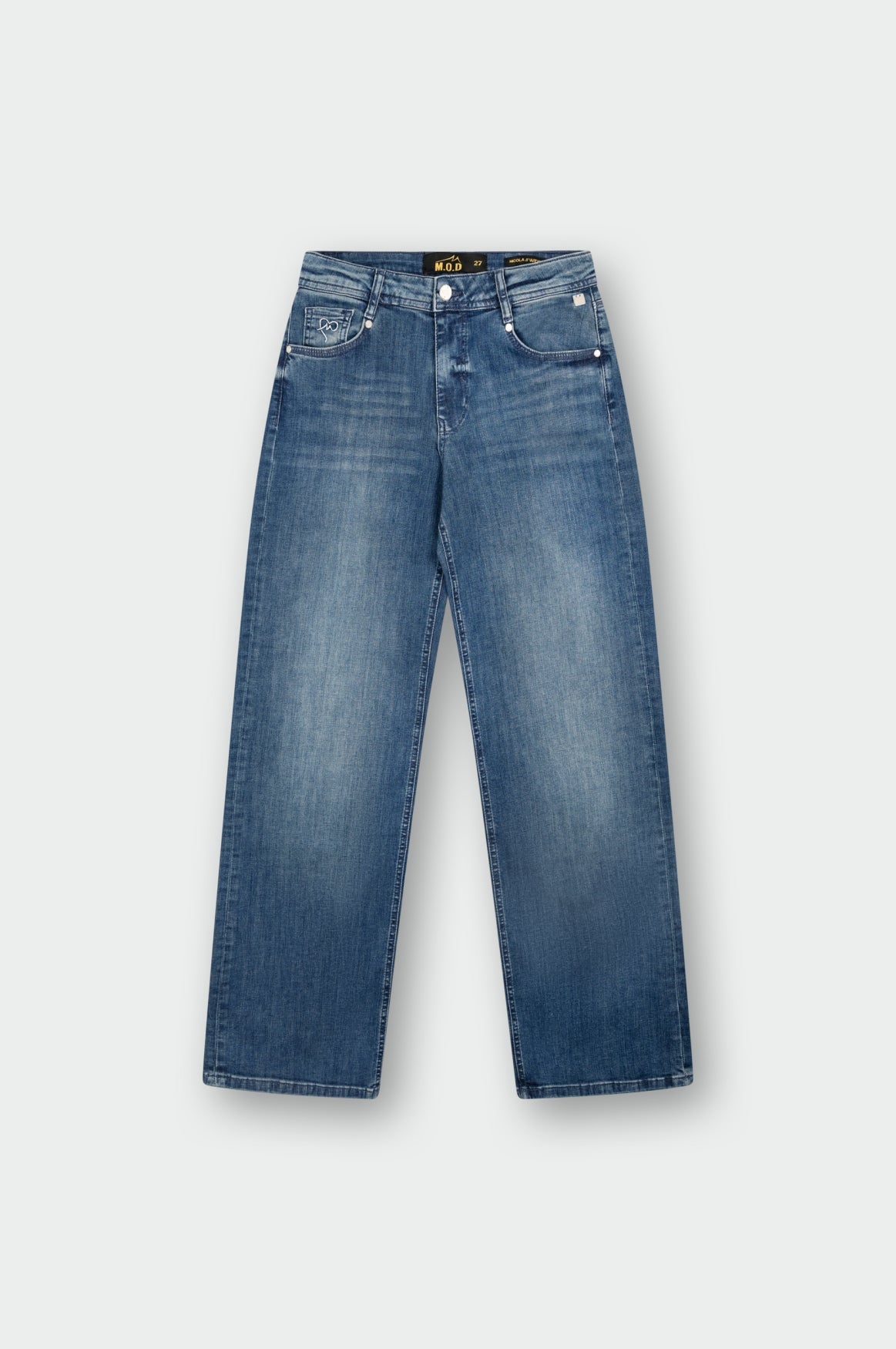Nicola Wide Leg | Daft Blue