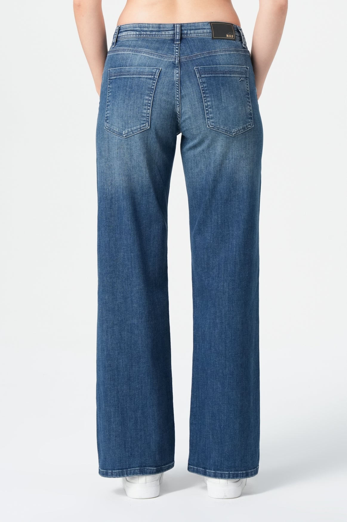 Nicola Wide Leg | Daft Blue