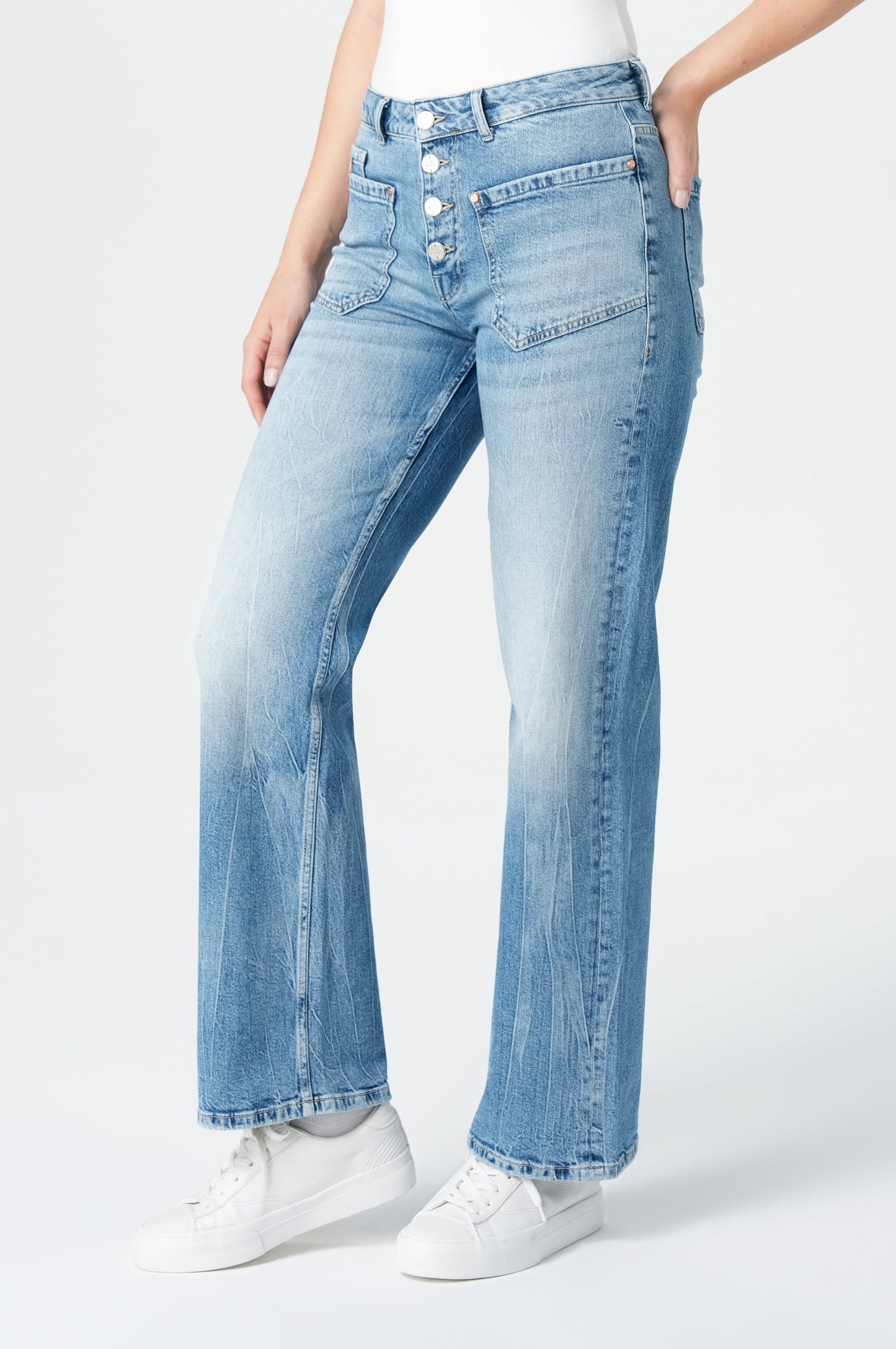Nancy Wide Leg | Date Blue