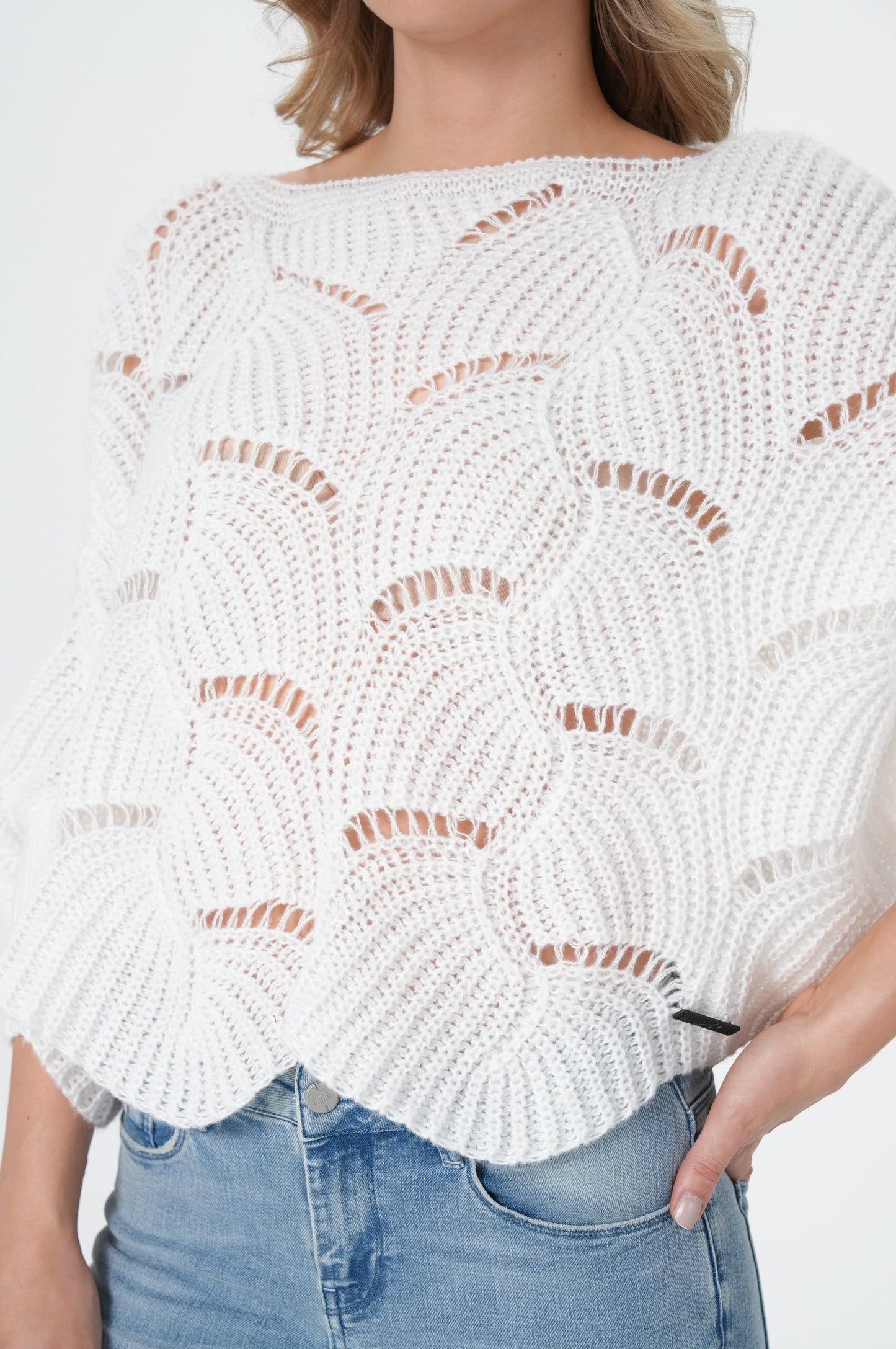 Women Pullover | White