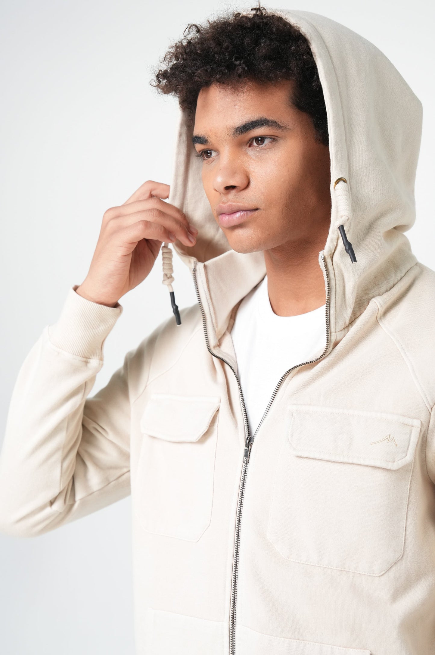 Sweatjacket Men | Beige