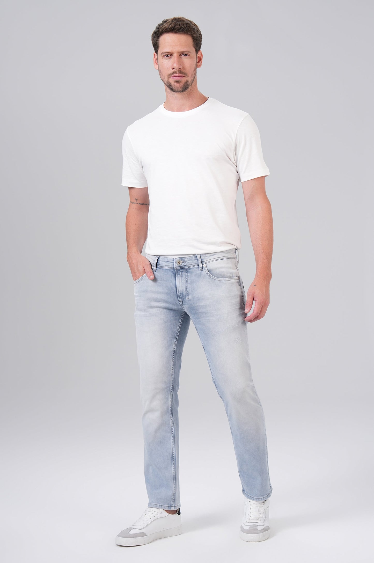 Thomas Comfort Fit | Box Blue Grey