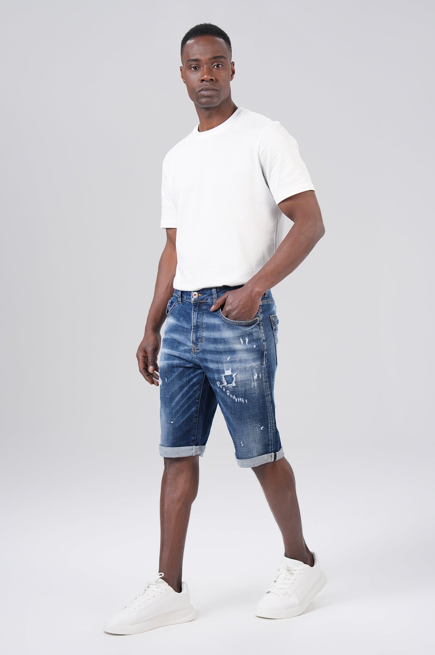Alex Shorts | Broken Blue