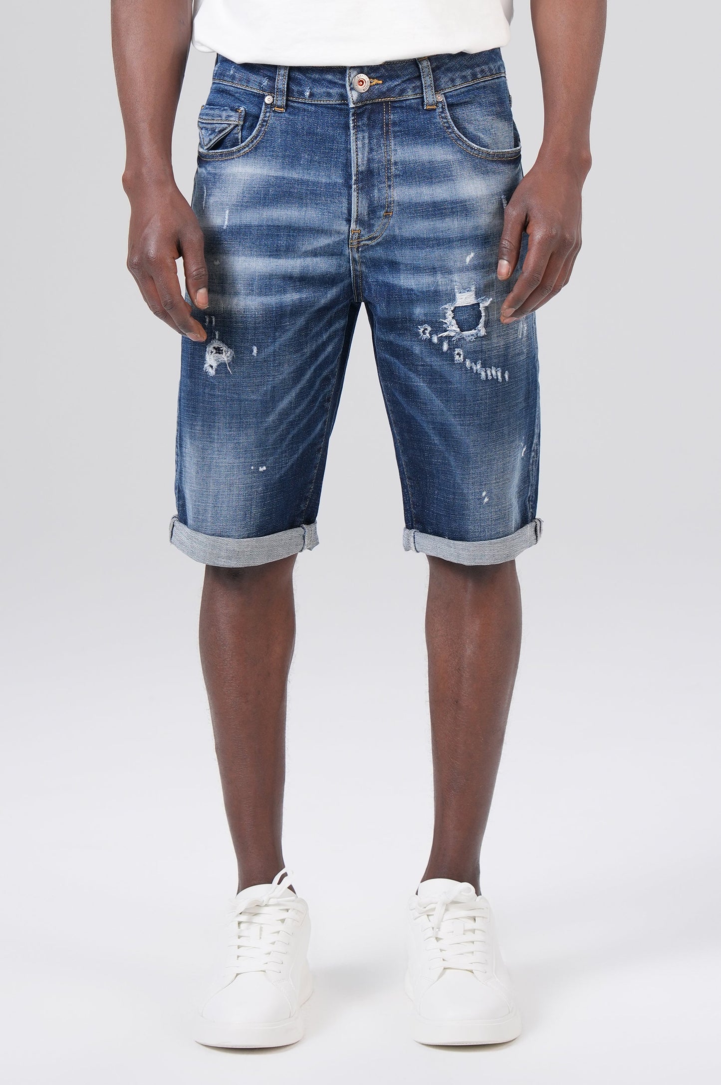 Alex Shorts | Broken Blue