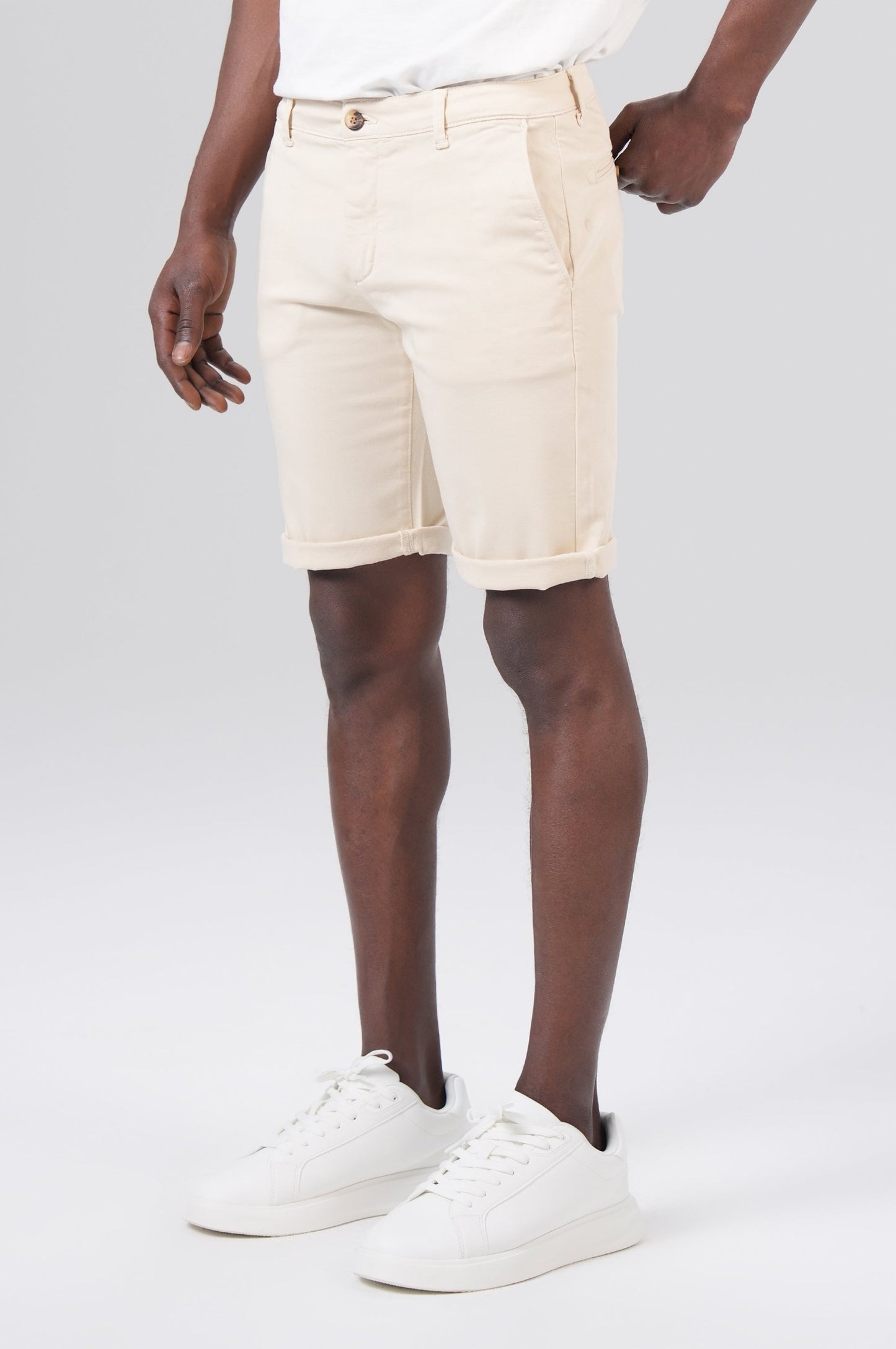 Hector Chino Shorts | Soft Bone