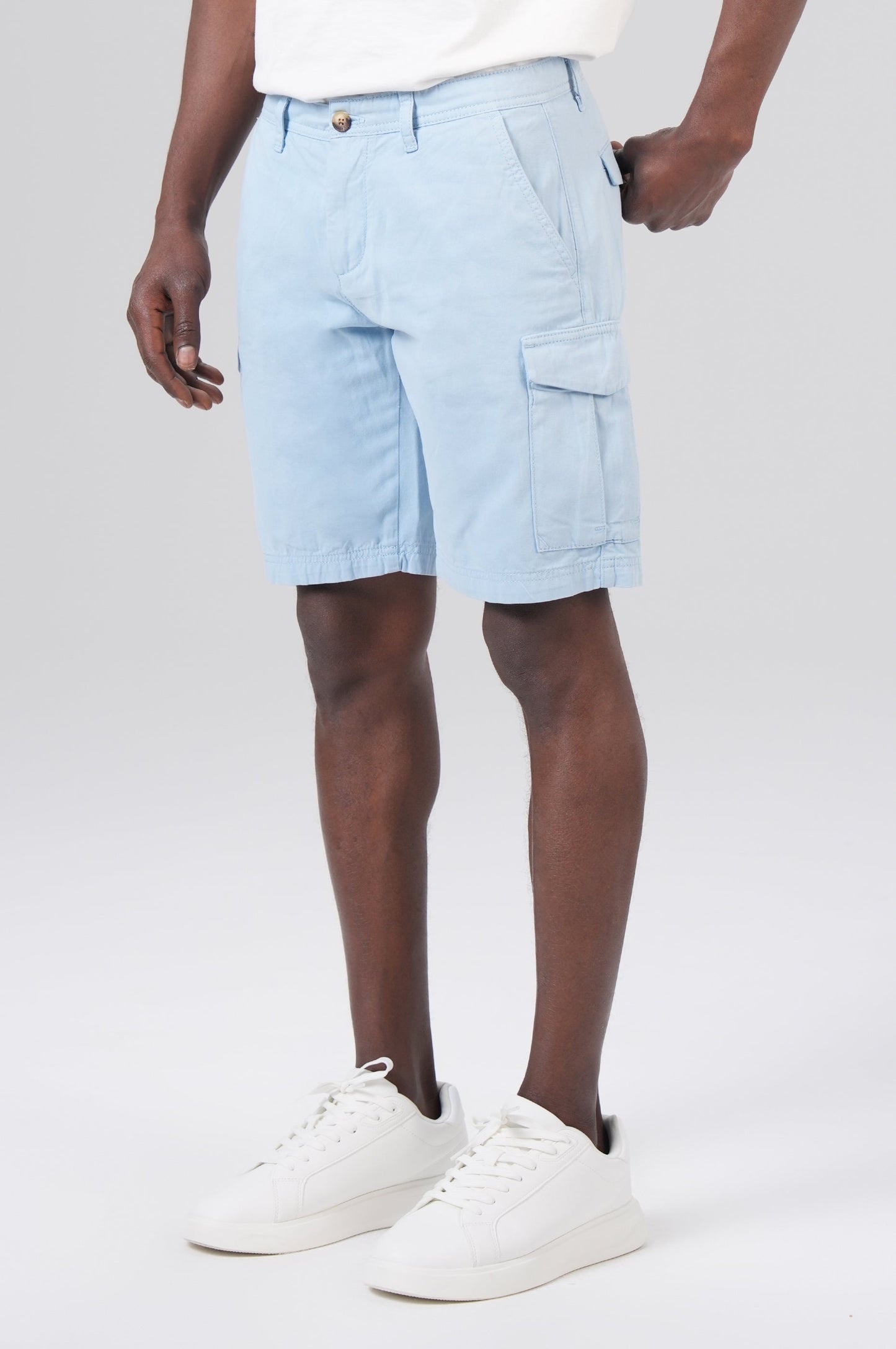 Elliot Cargo Shorts | Soft Blue