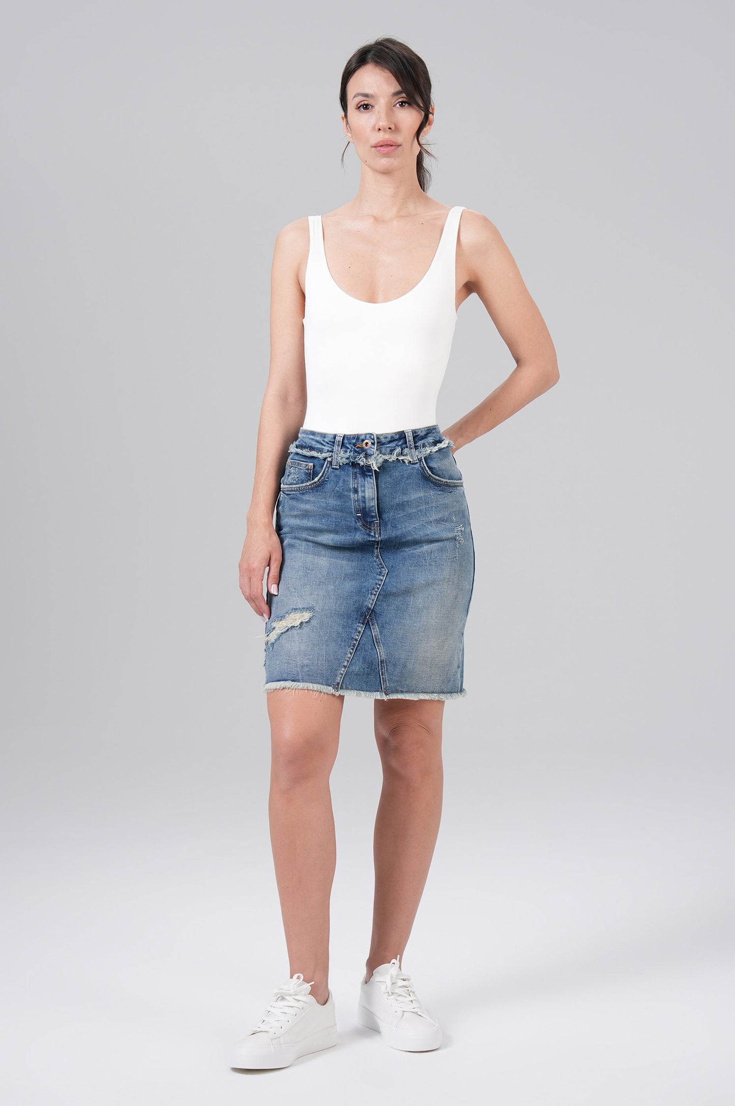 Sina Skirt | Bite Blue