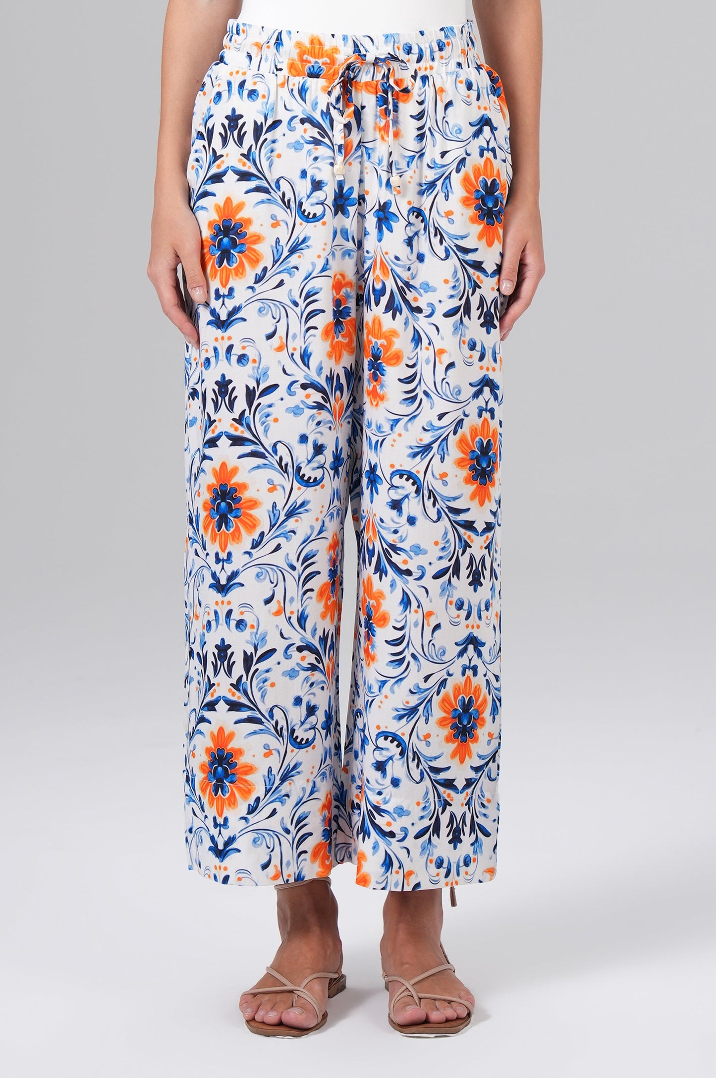 Viola Wide Leg | Soft Apricot Allover