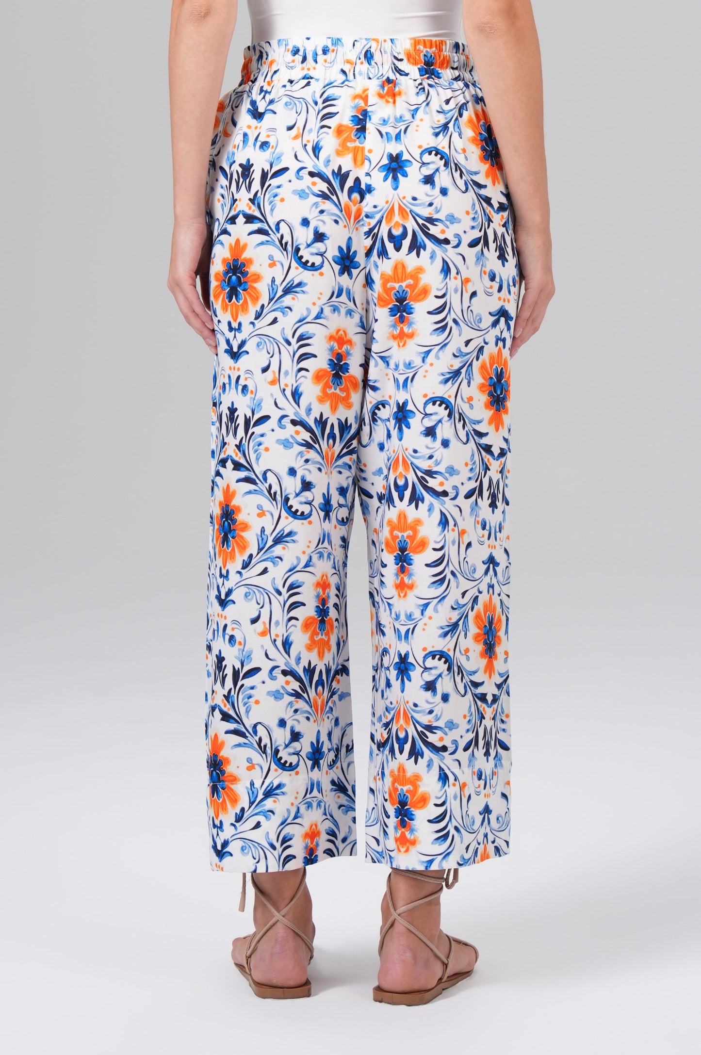 Viola Wide Leg | Soft Apricot Allover