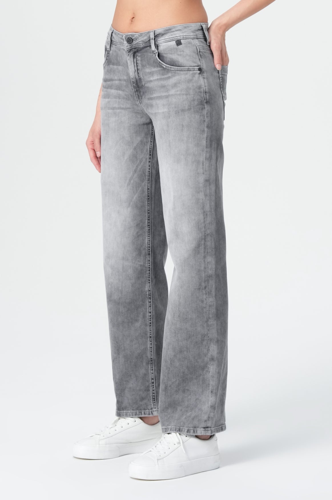Nicola Wide Leg | Dynamic Grey