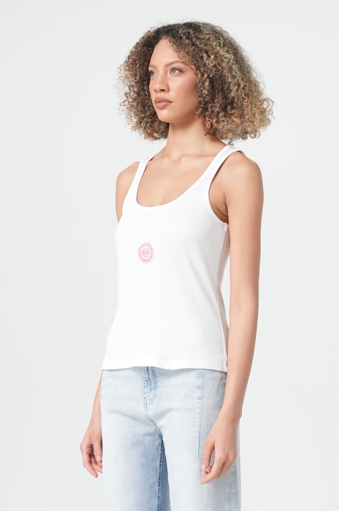 Women Top Basic | White