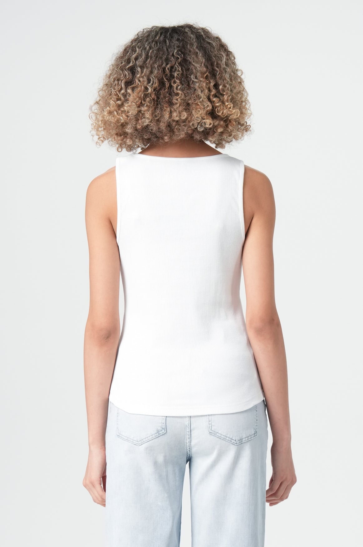 Women Top Basic | White