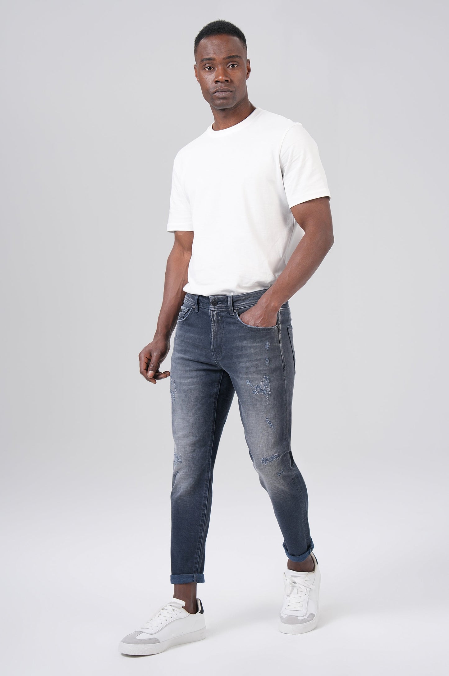Alf Tapered | Cabinet Blue Grey