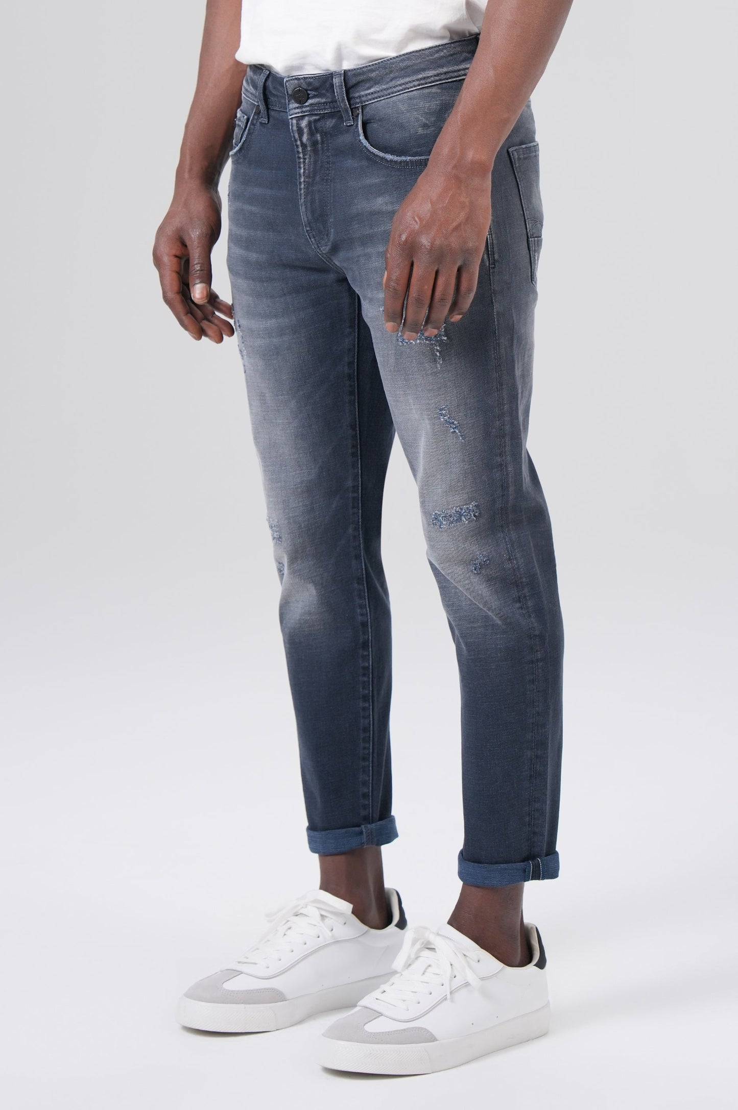 Alf Tapered | Cabinet Blue Grey