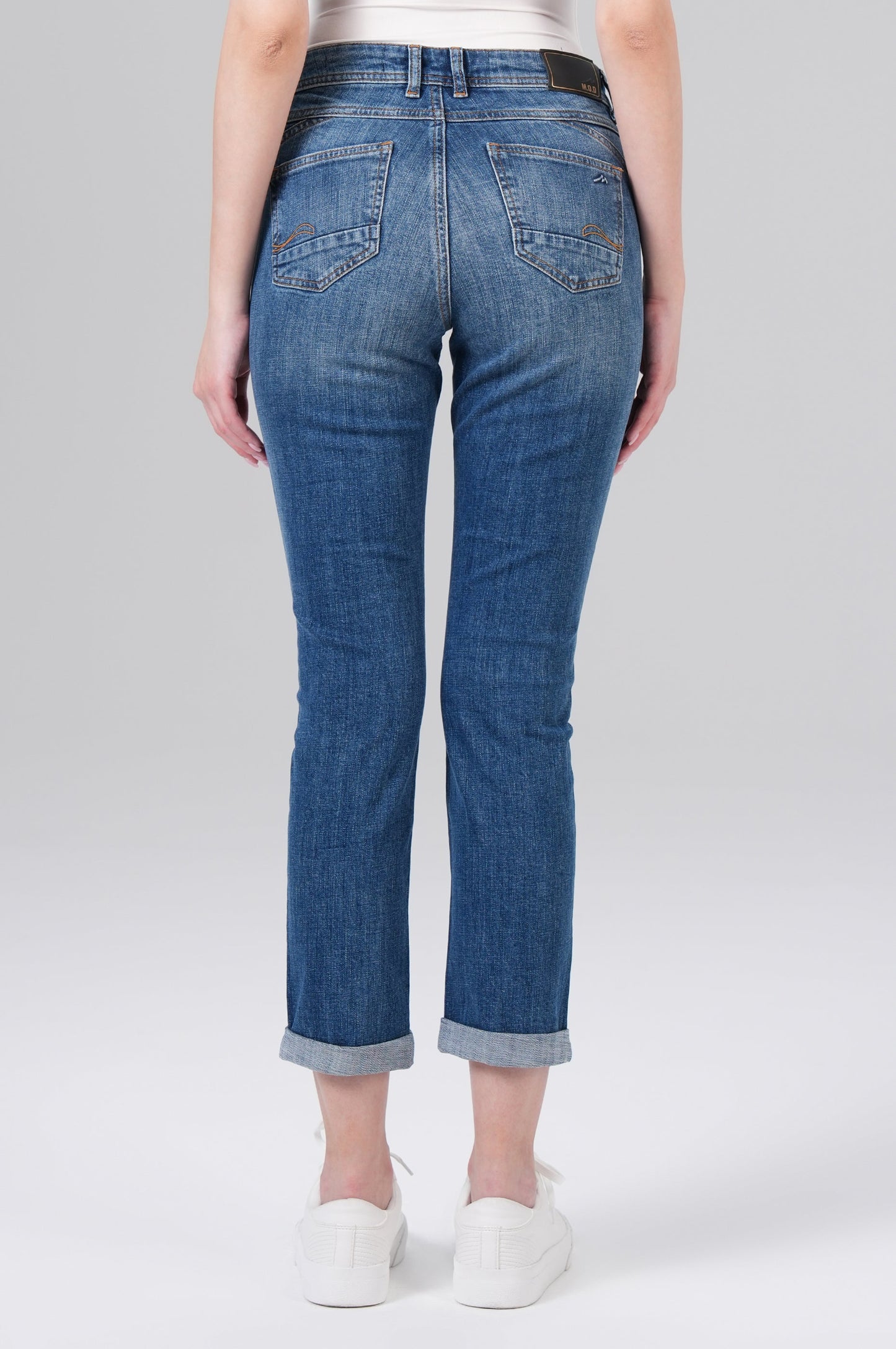 Rea High Regular Fit | Cord Blue