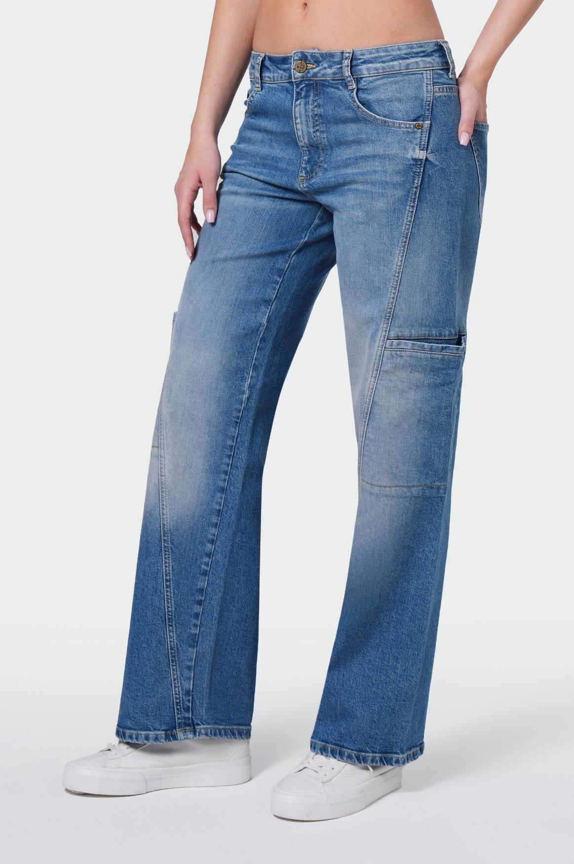 Nova Wide Leg | Creep Blue
