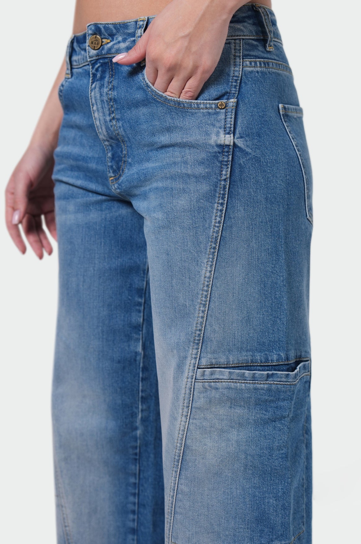 Nova Wide Leg | Creep Blue
