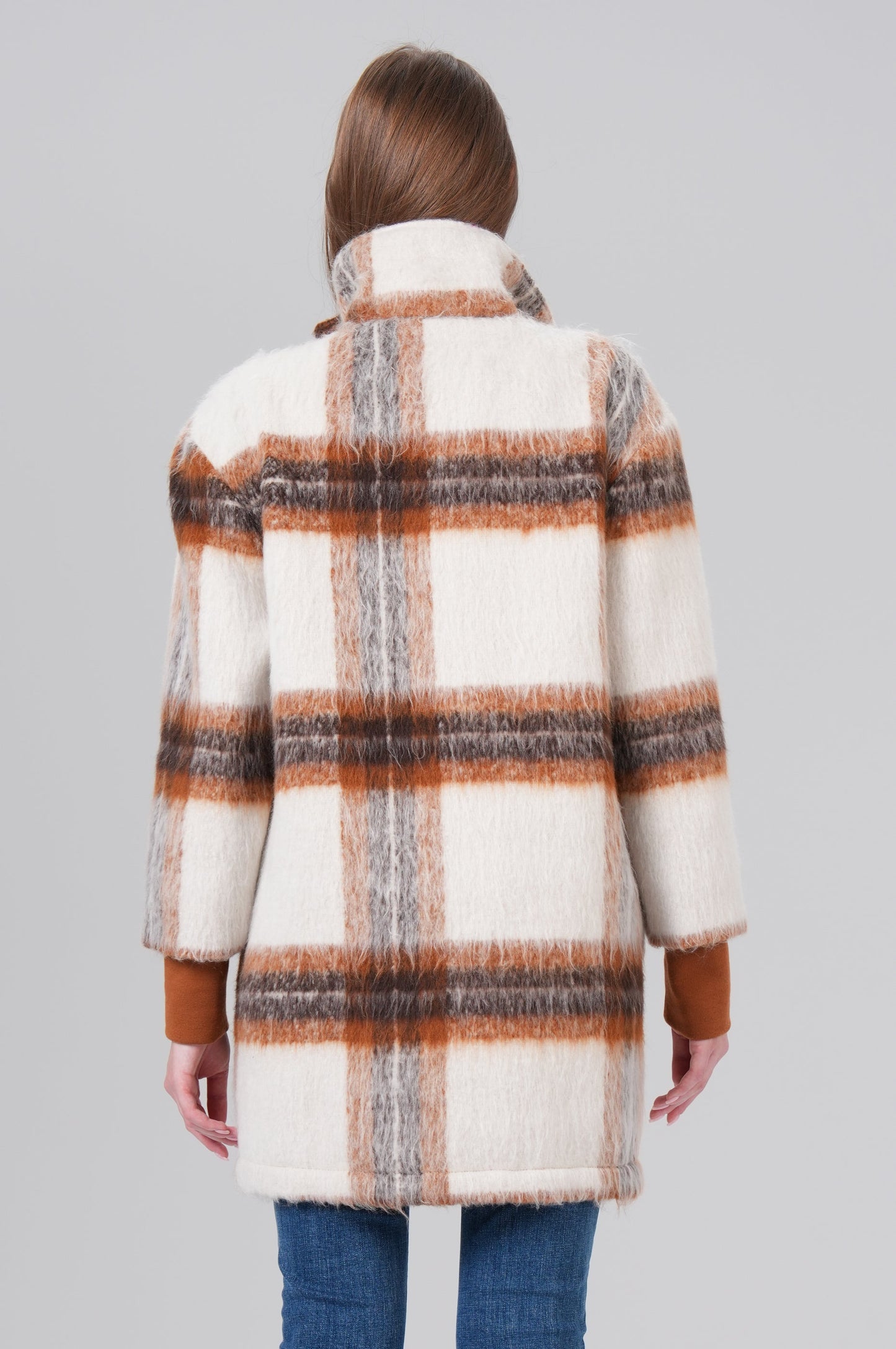 Jacket Women | Burnt Orange Check