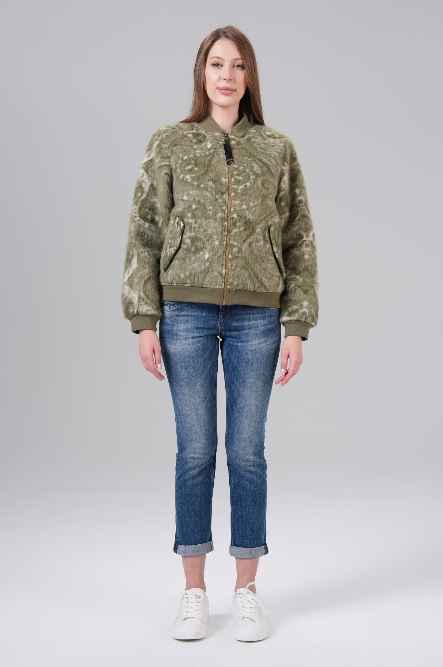 Jelly Blouson Jacket | Khaki Check