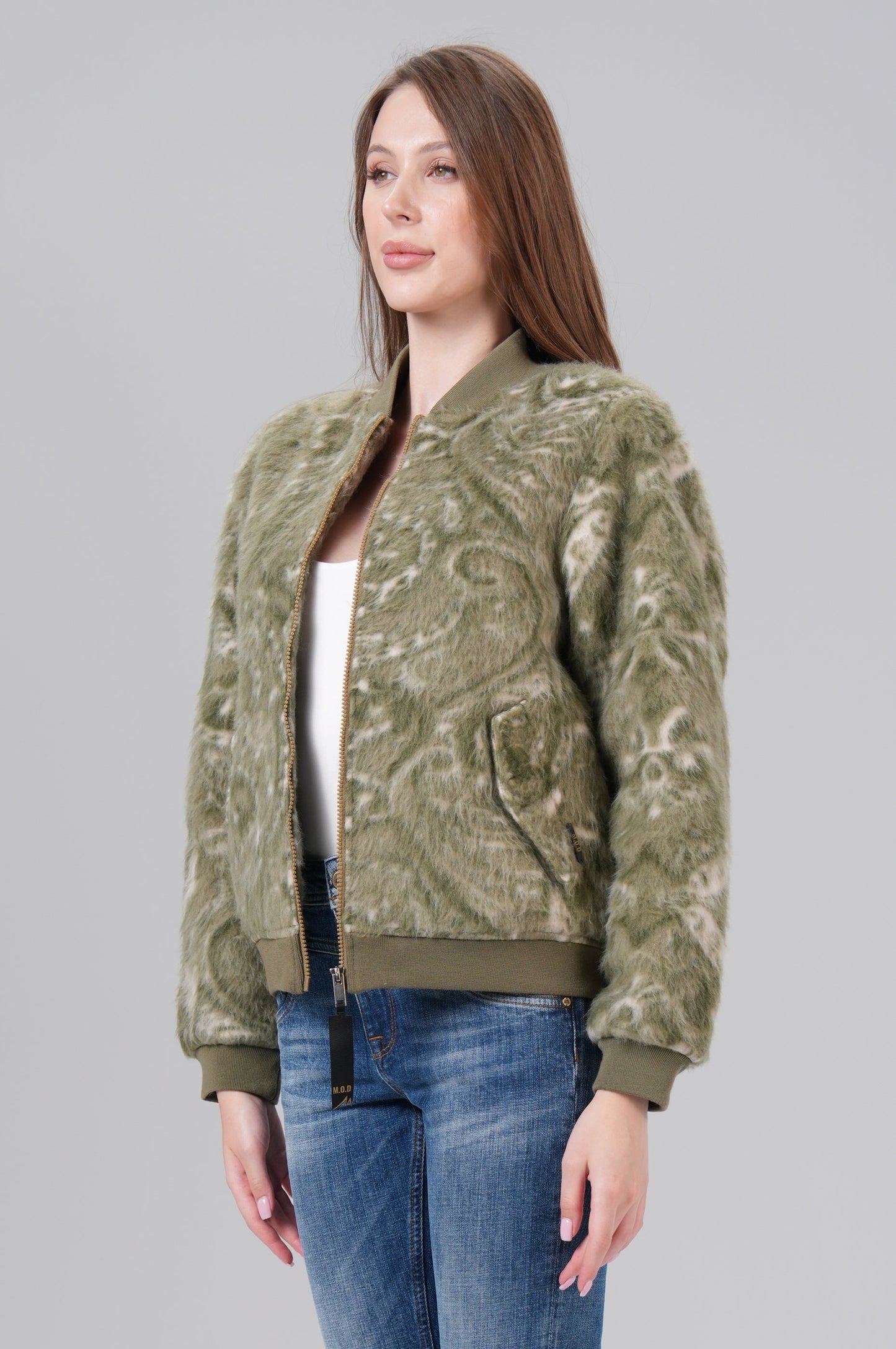 Jelly Blouson Jacket | Khaki Check