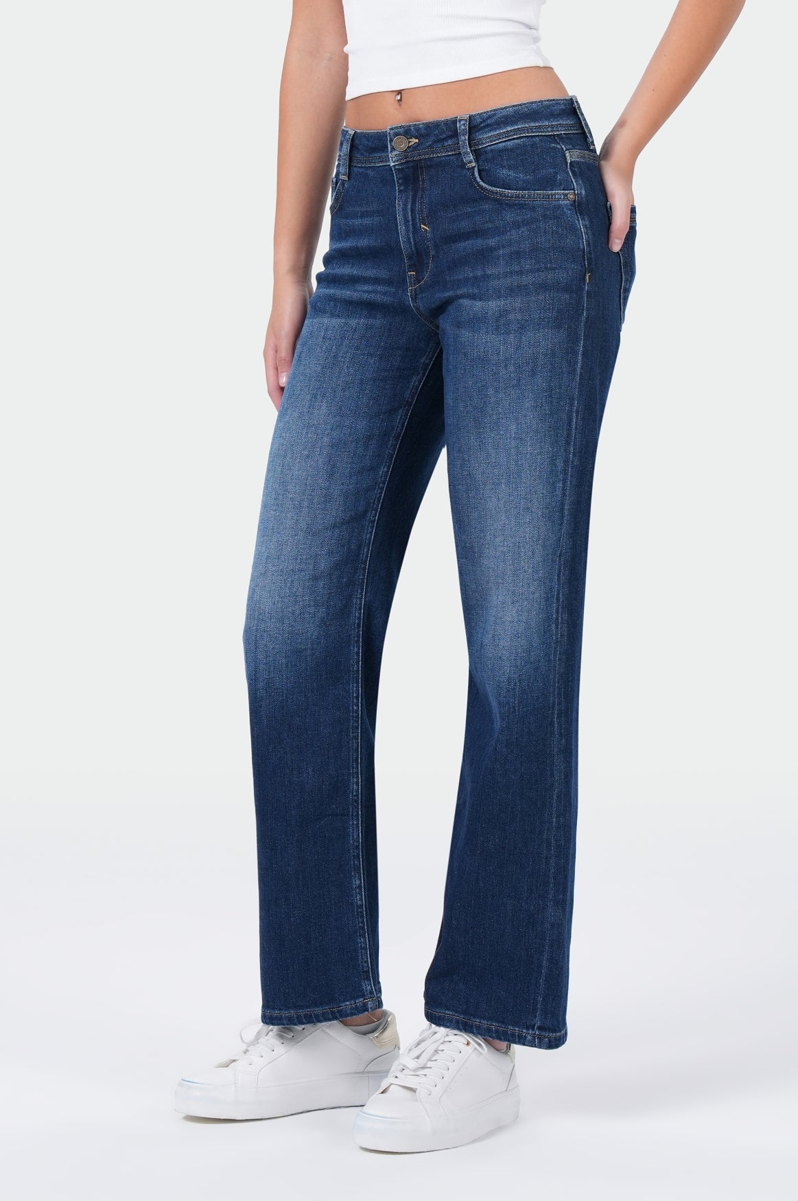 Nicola Wide Leg | Echo Blue