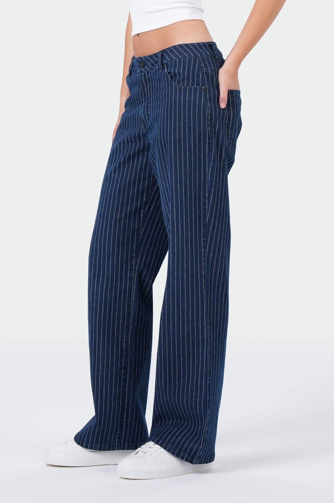 Nicola Wide Leg | Easy Blue Stripe